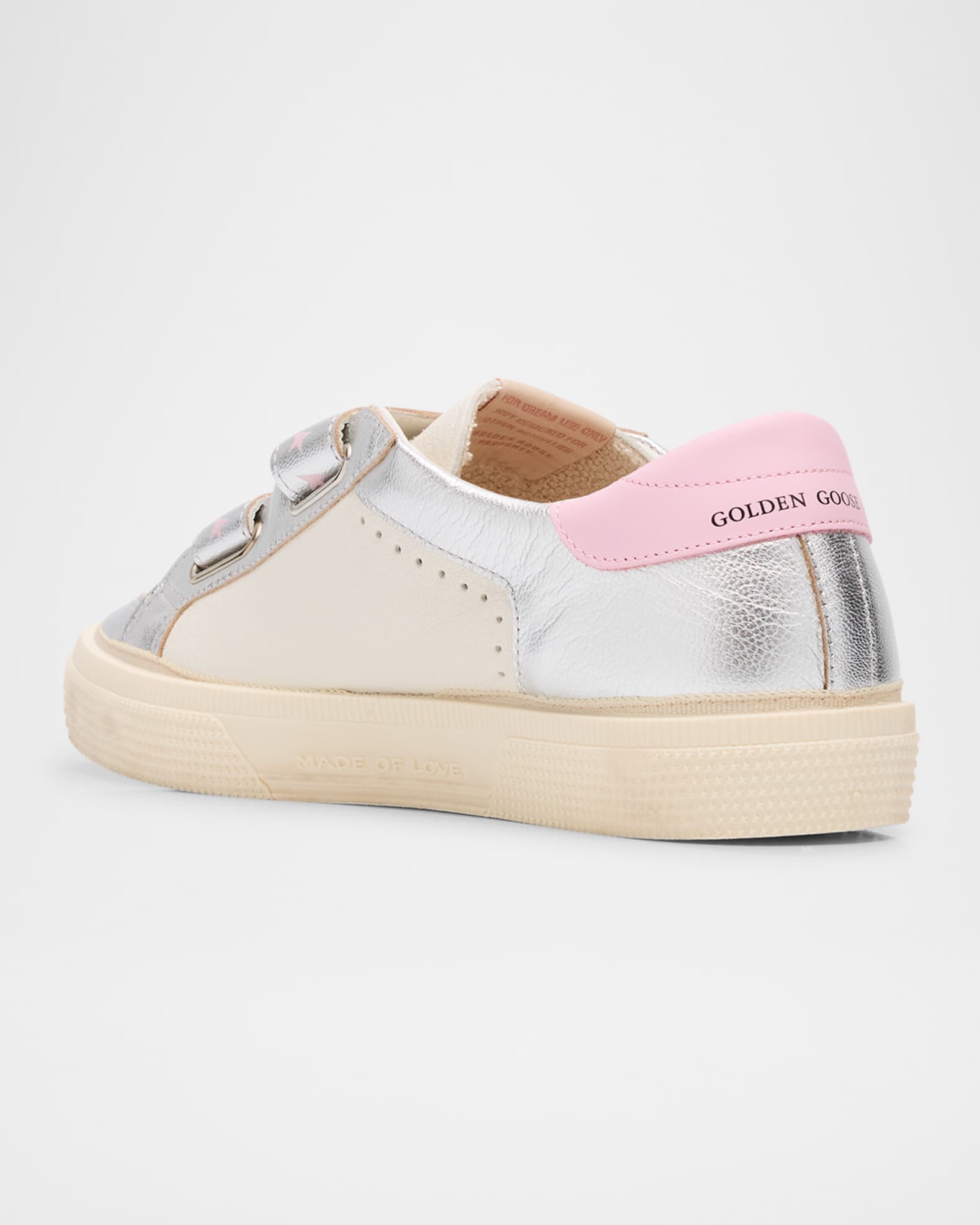 Girl's May School Laminated Star Nappa Leather Sneakers, Toddlers/Kids 1