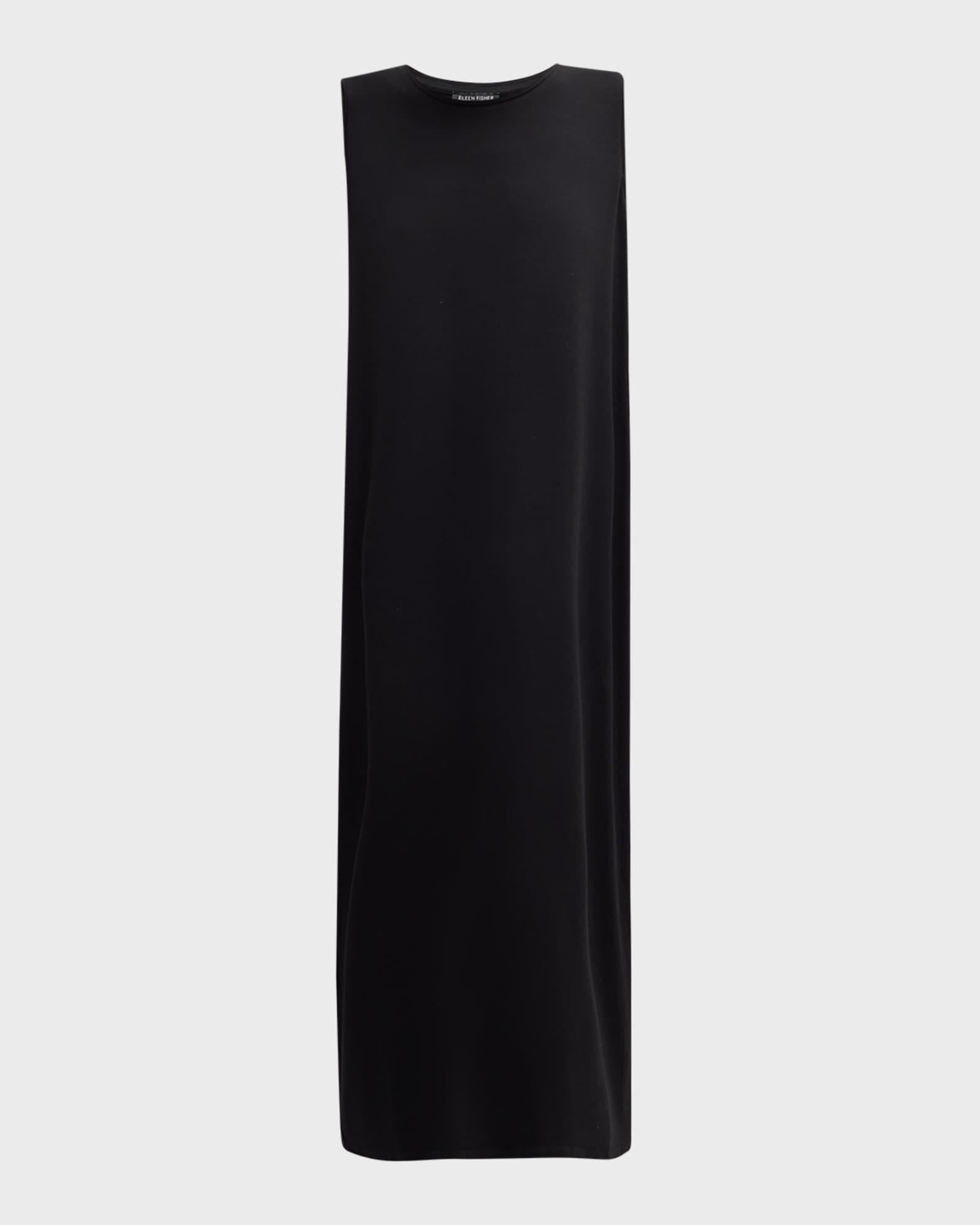 Eileen Fisher Sleeveless Stretch Jersey Midi Dress | Neiman Marcus