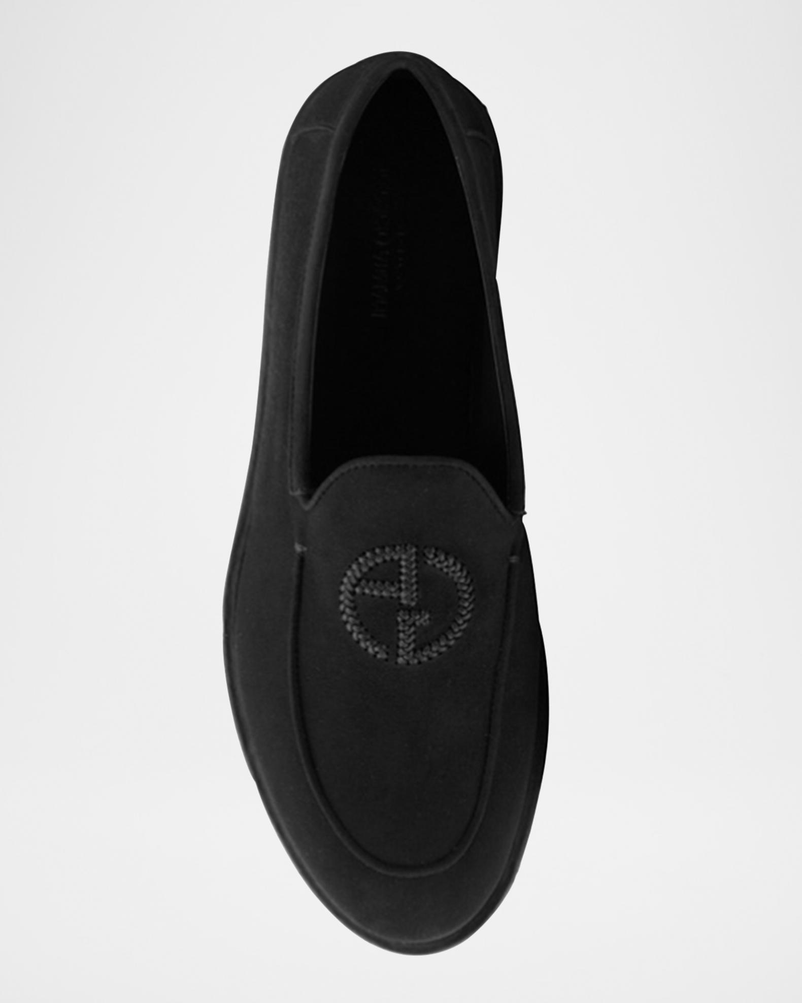 GIORGIO ARMANI 
Suede Logo Bit-Strap Loafers
Men’s size 10 Giorgio Armani Men main image 2