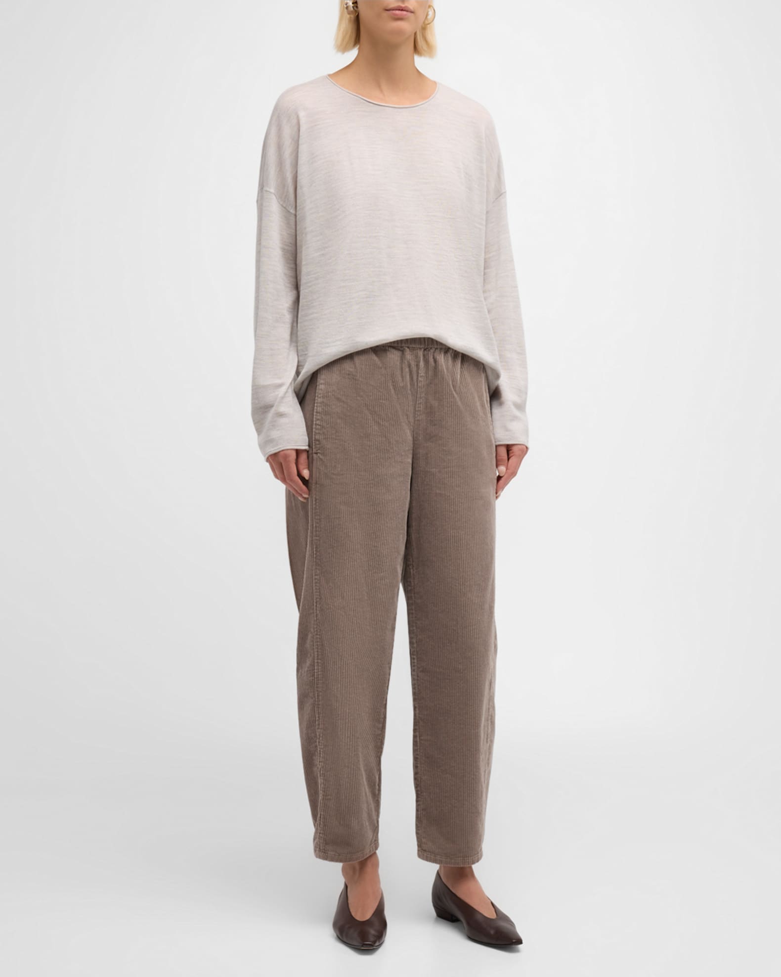 Crewneck Merino Wool Pullover 1