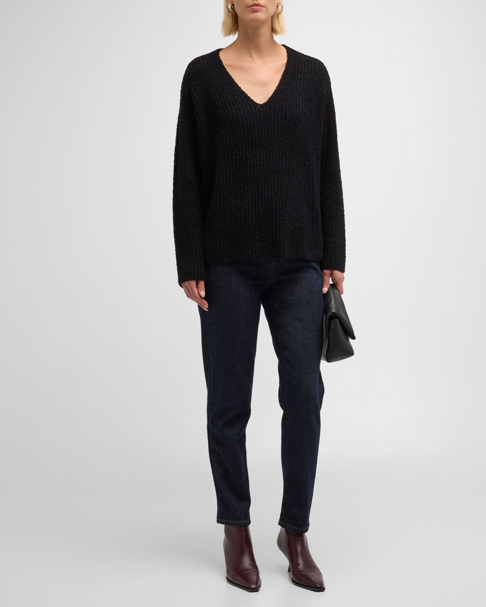 Ribbed Organic Cotton Cashmere Sweater