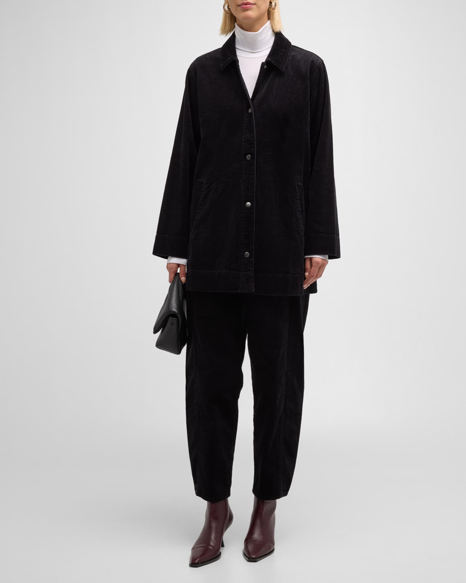 Eileen Fisher Organic Cotton Corduroy Jacket Neiman Marcus