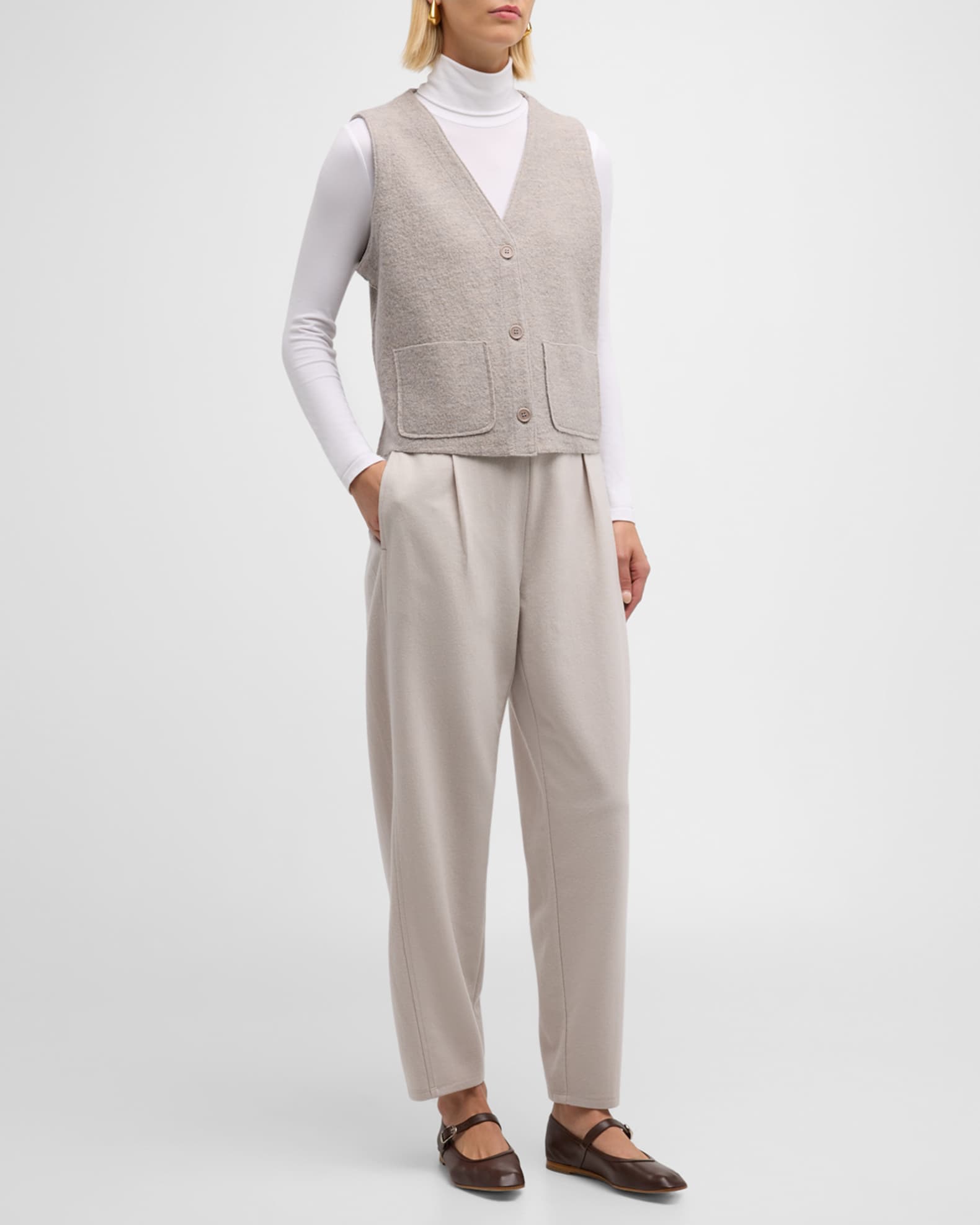 Eileen fisher vests online