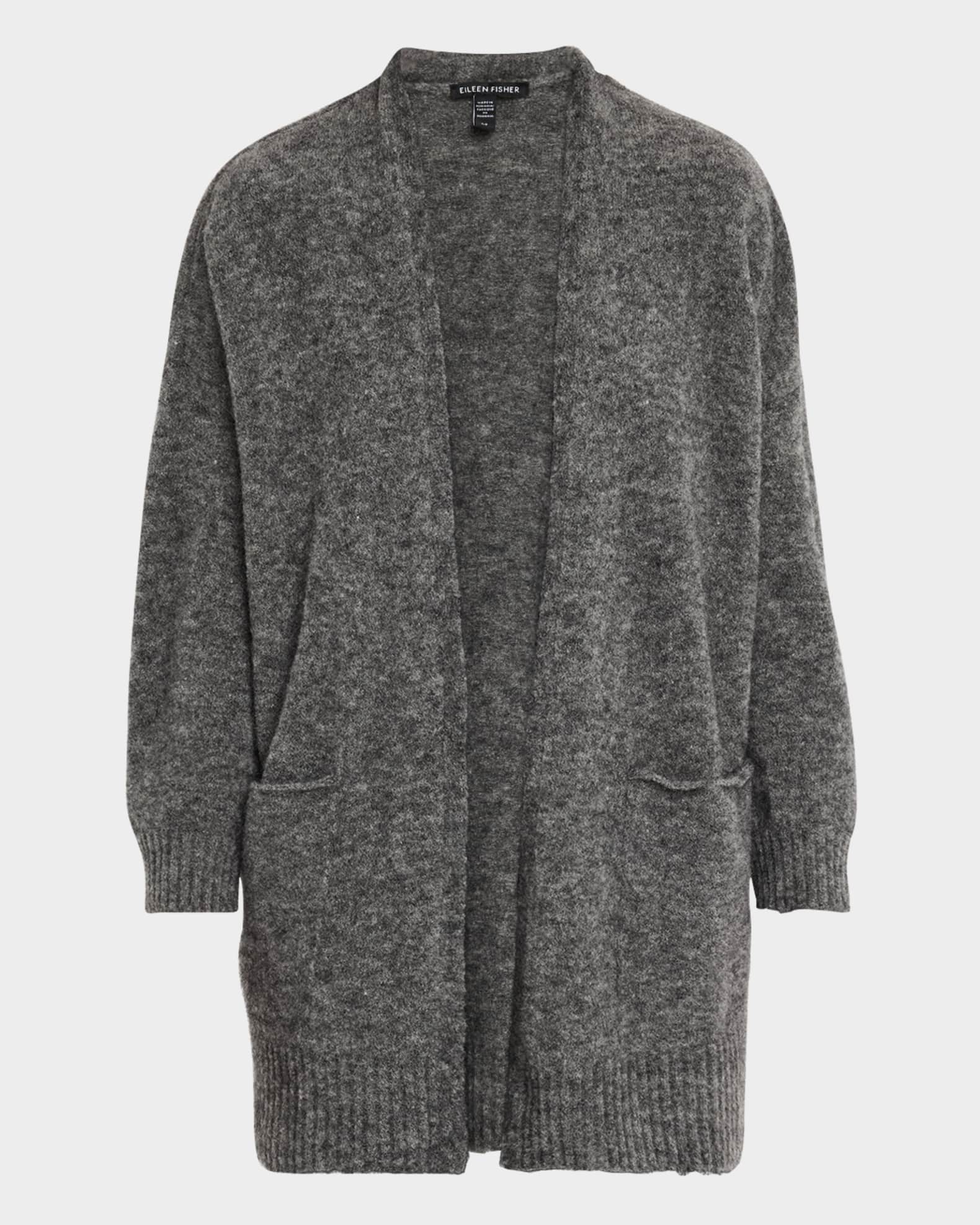 Eileen Fisher Plush Mohair Wool Cardigan Neiman Marcus