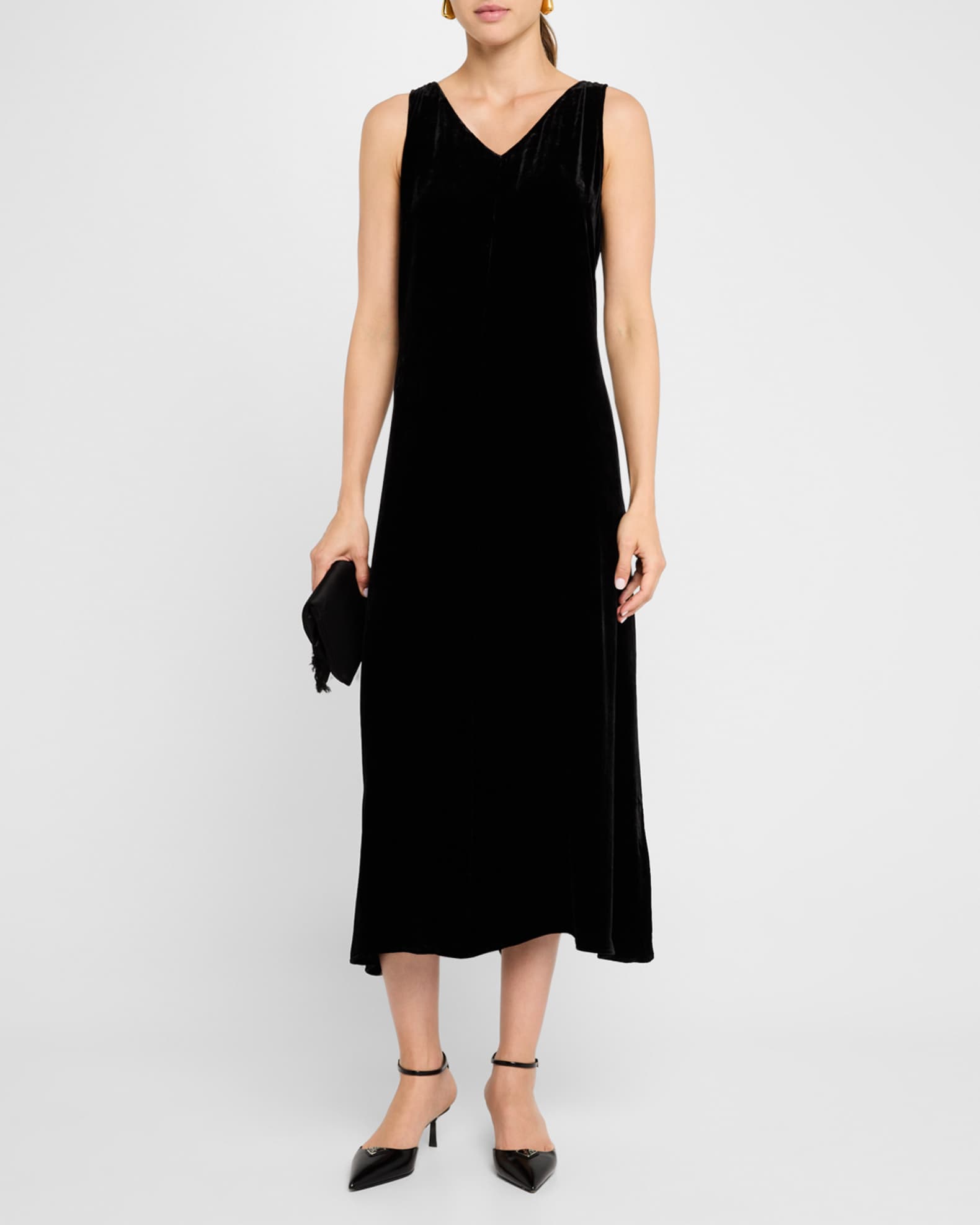 Eileen fisher midi tank dress clearance