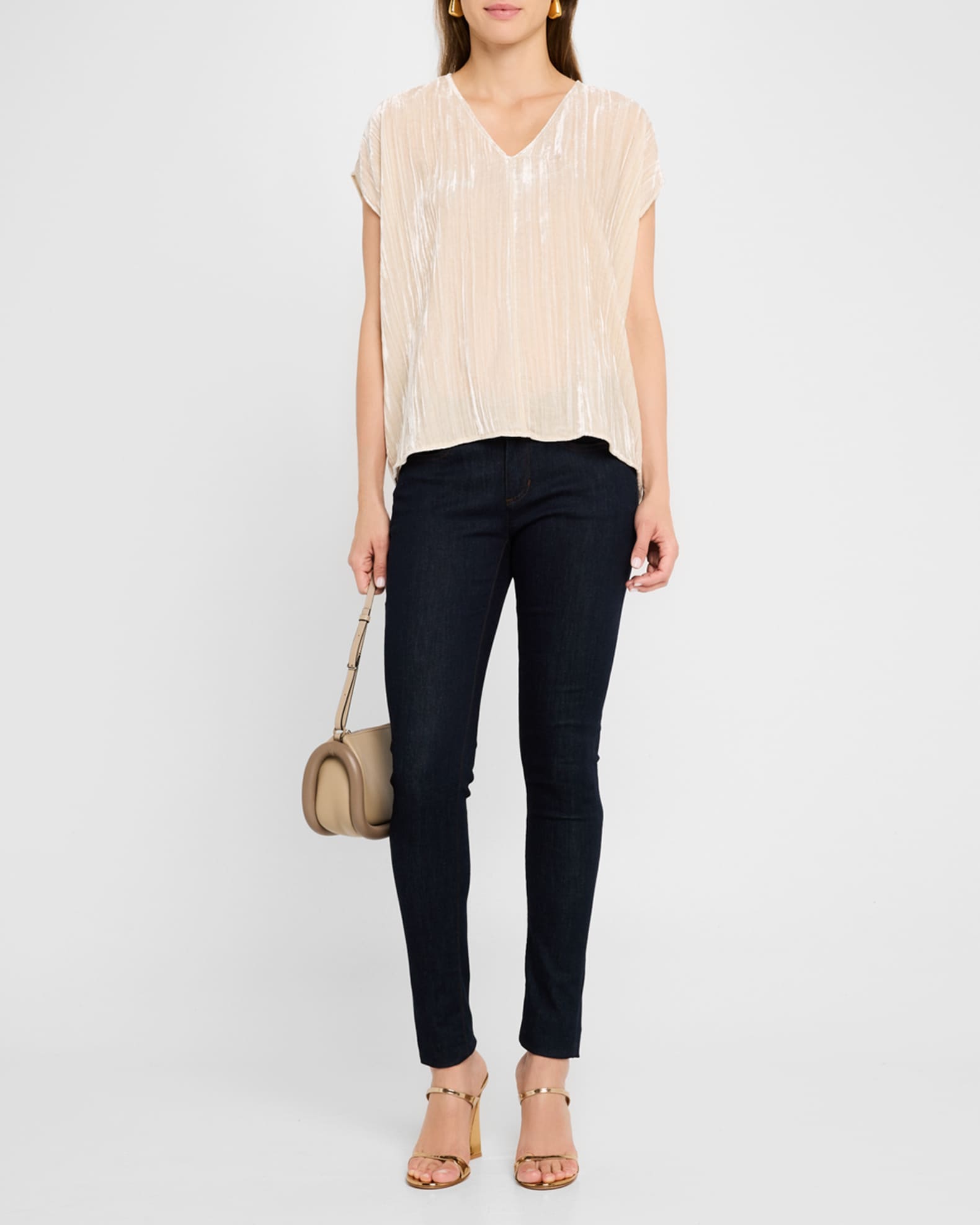 Crushed Shimmer Velvet Top 1