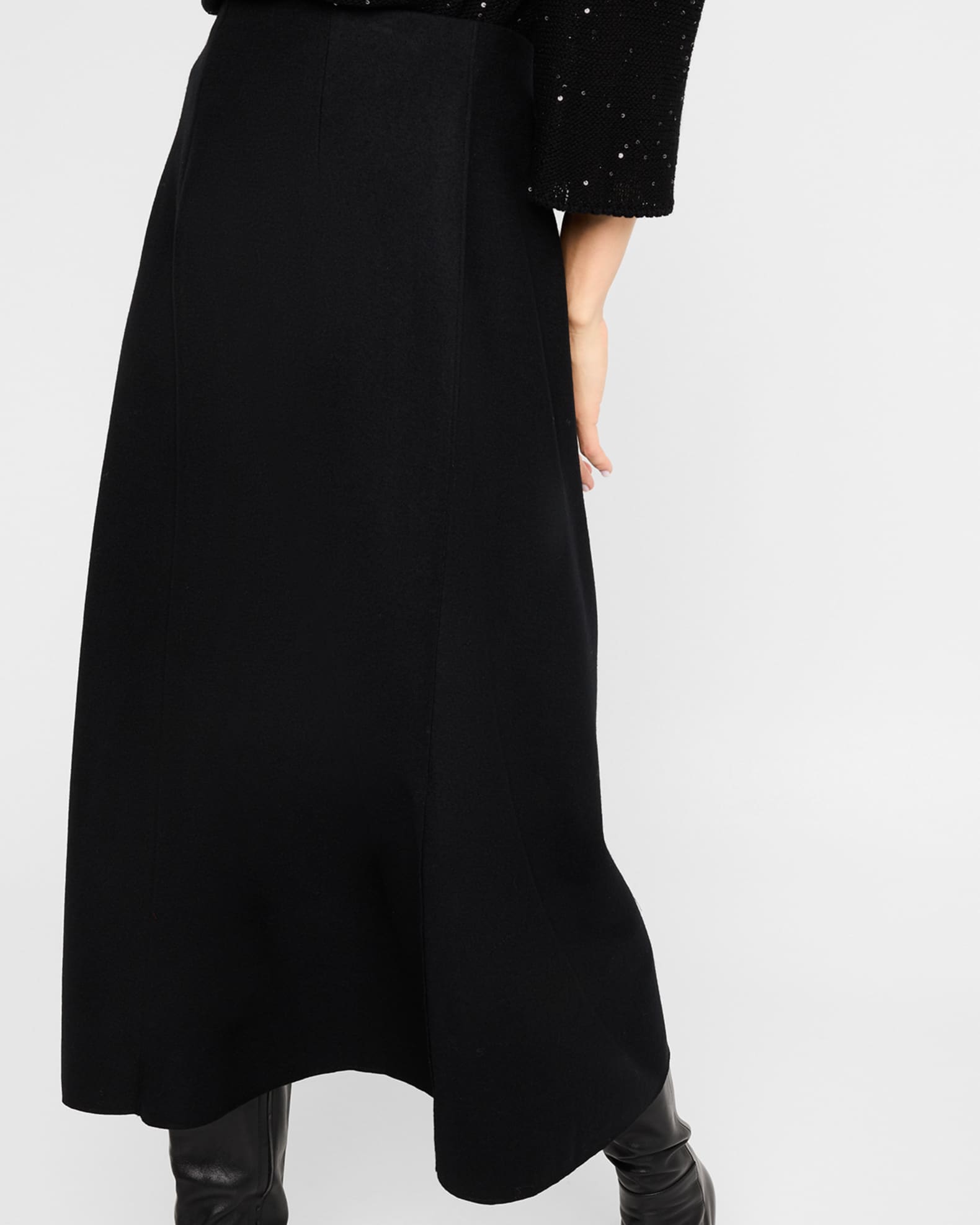 Petite jersey midi skirt outlet