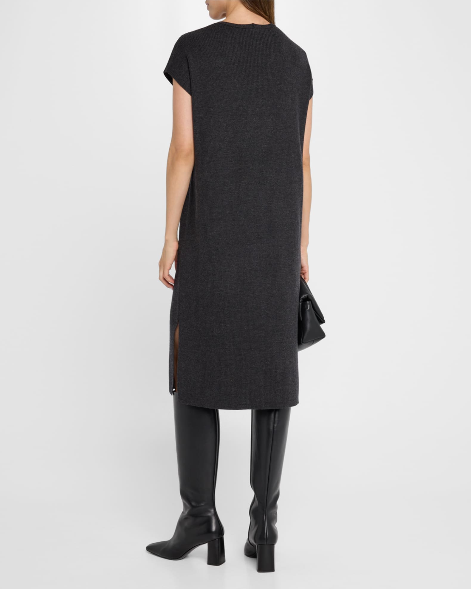 Threaded Pear Eileen Ribbed Lined Swim Dress main image 0