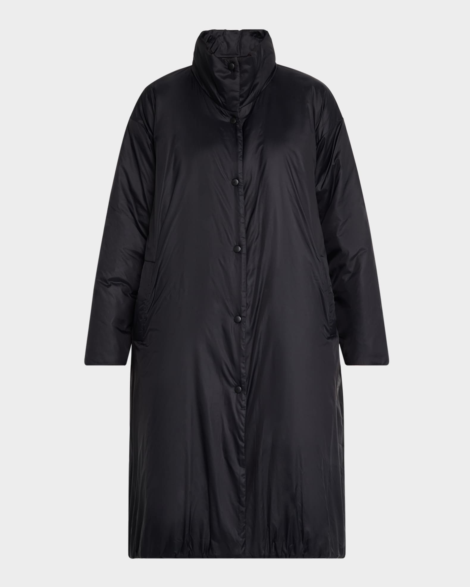 Eileen Fisher Stand Collar Oversized Puffer Coat Neiman Marcus