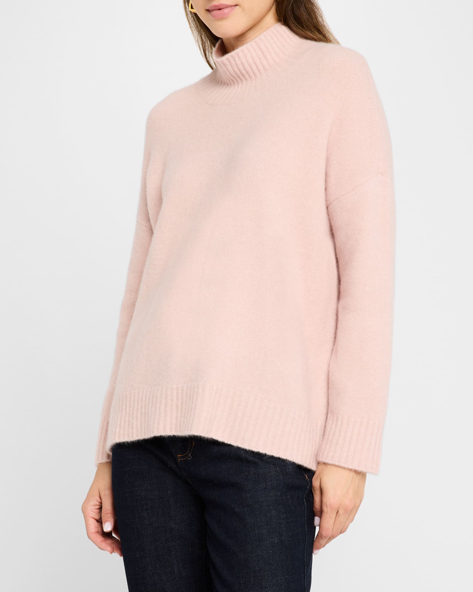 Turtleneck Cashmere Silk Sweater