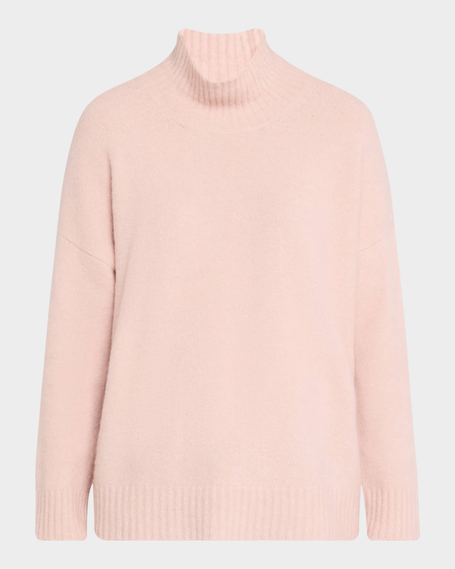 Turtleneck Cashmere-Silk Sweater 0