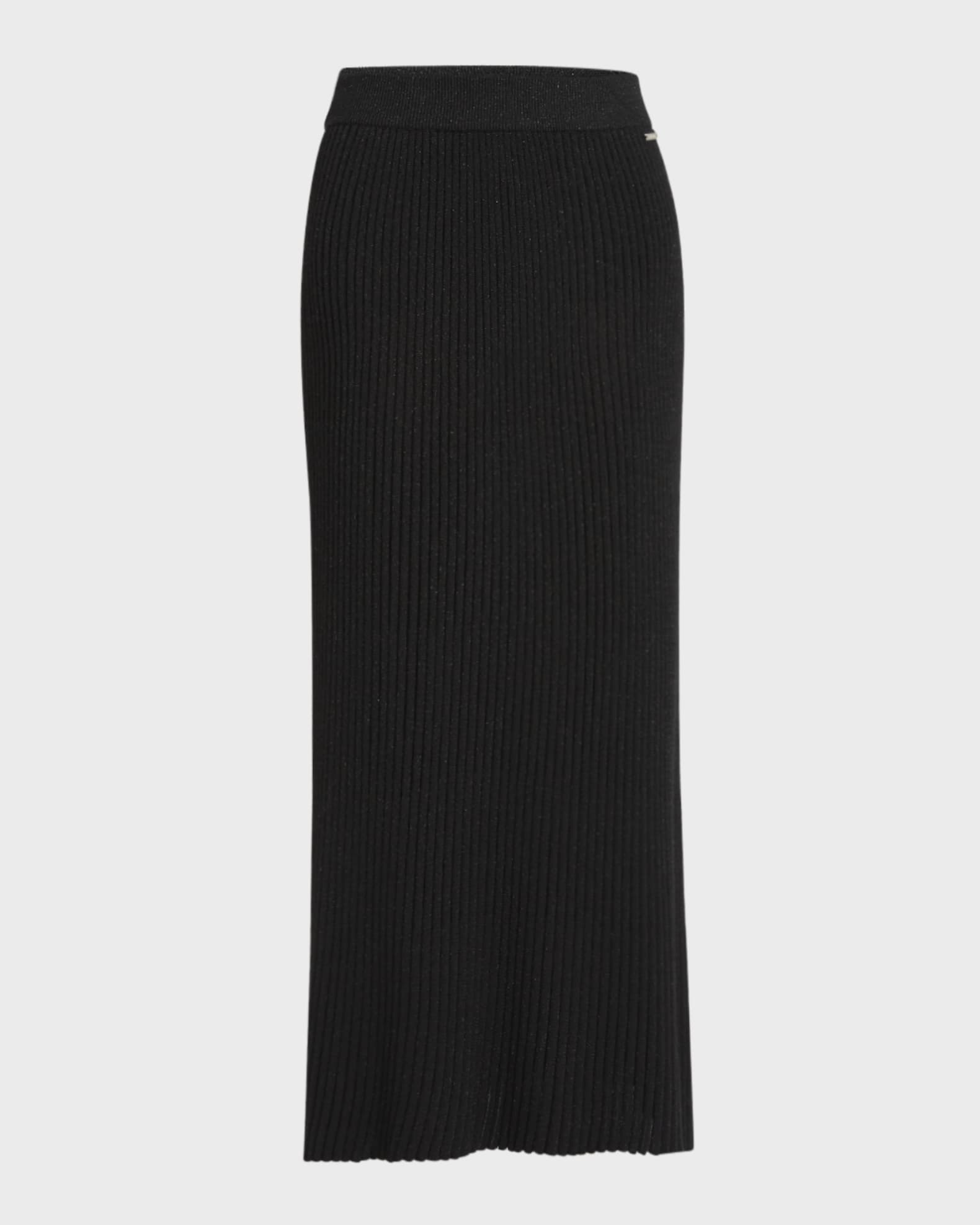 Long ribbed wool skirt shop