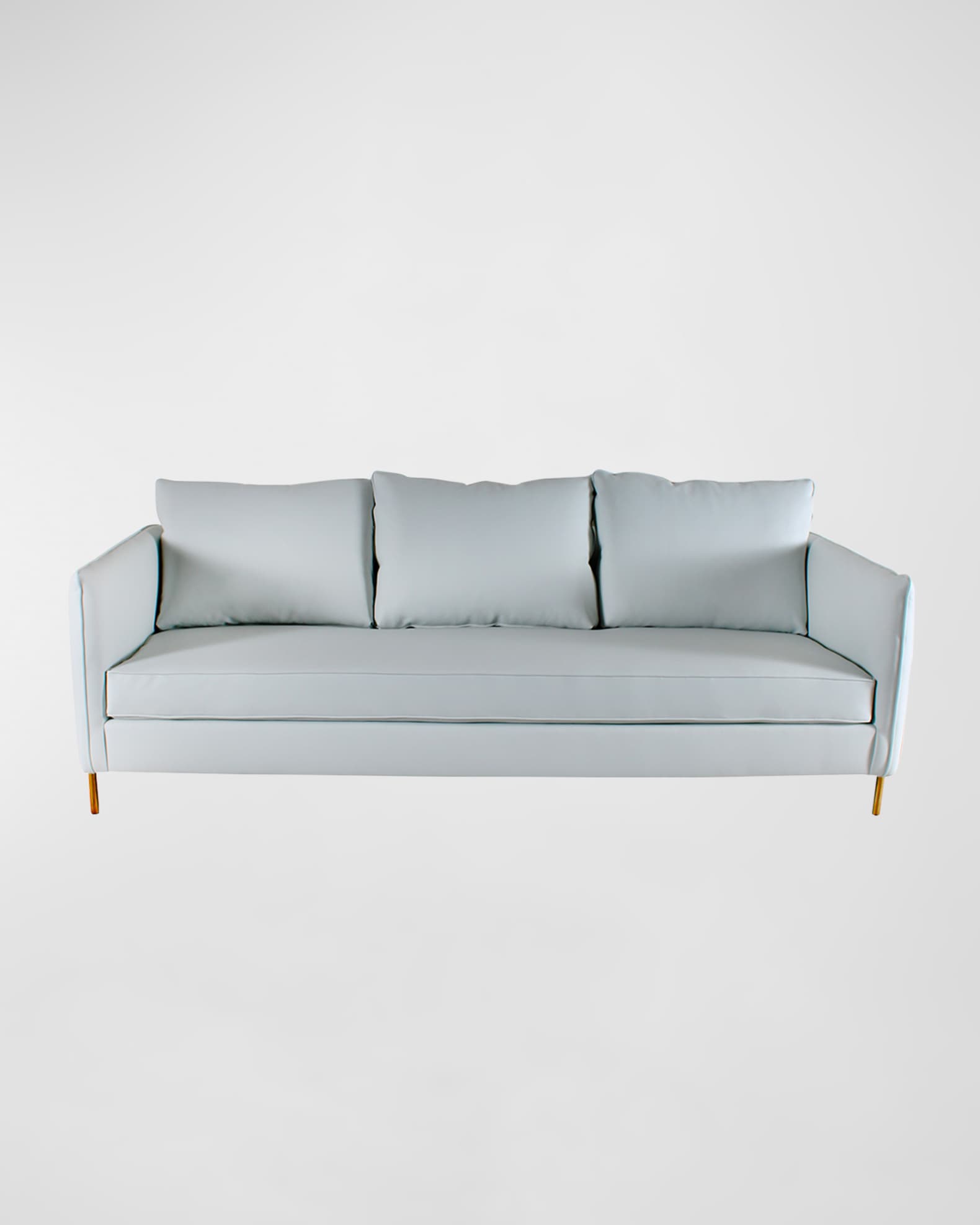 Emma Vegan Leather Sofa, 96" 1