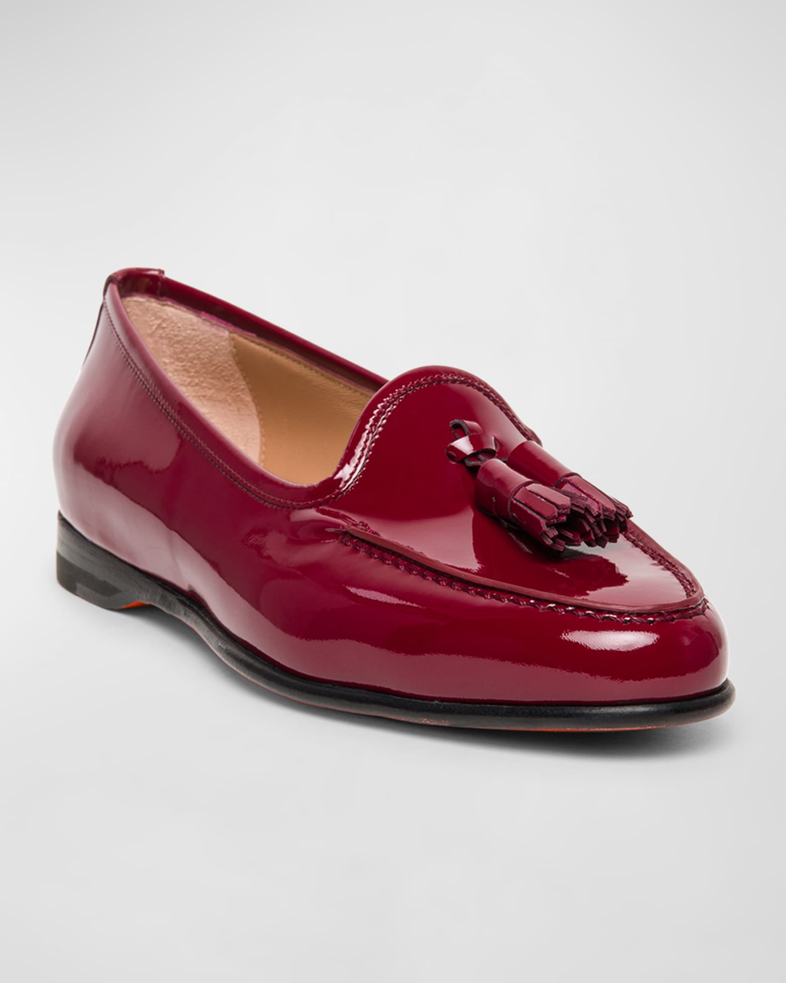 KS099-714 Leather Tassel Loafer-Patent Leather main image 1
