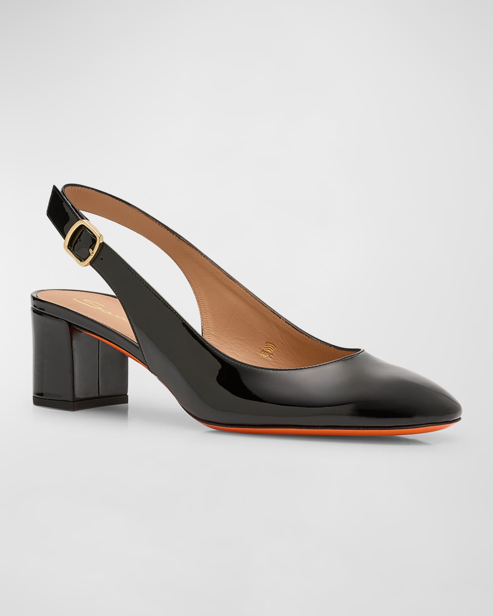 シューズ・サンダルその他 SANTONI Woman Heeled sandals Black WHVT70836HA2TLPH N01 Santoni Double-buckle sandals for Women - Black in UAE