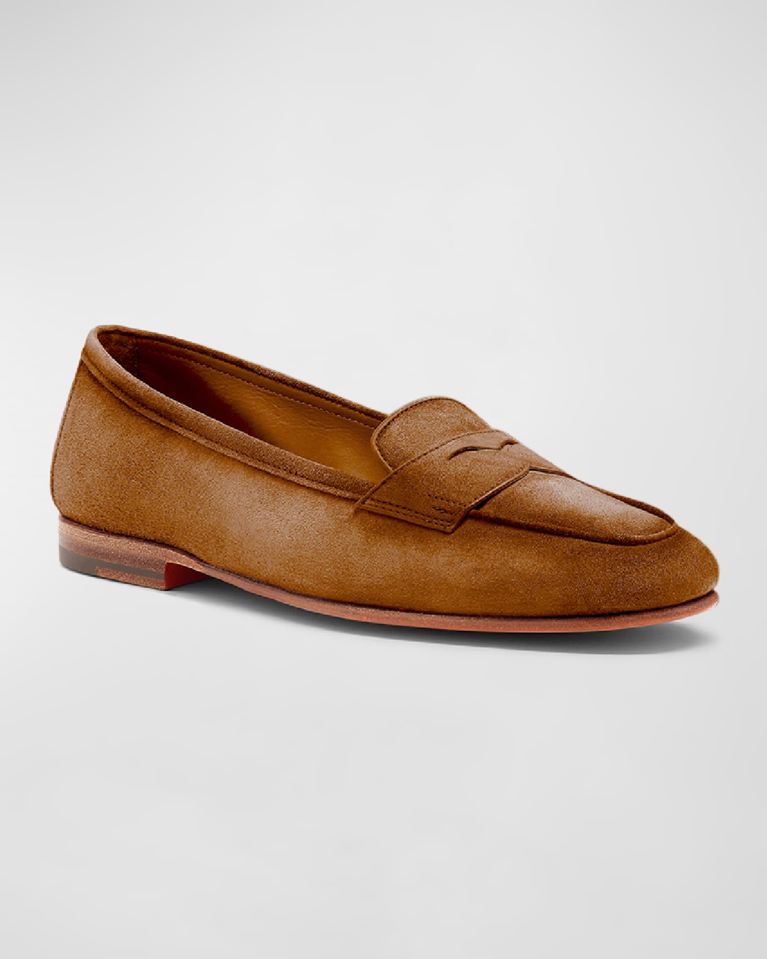 Carla Suede Penny Loafers 1