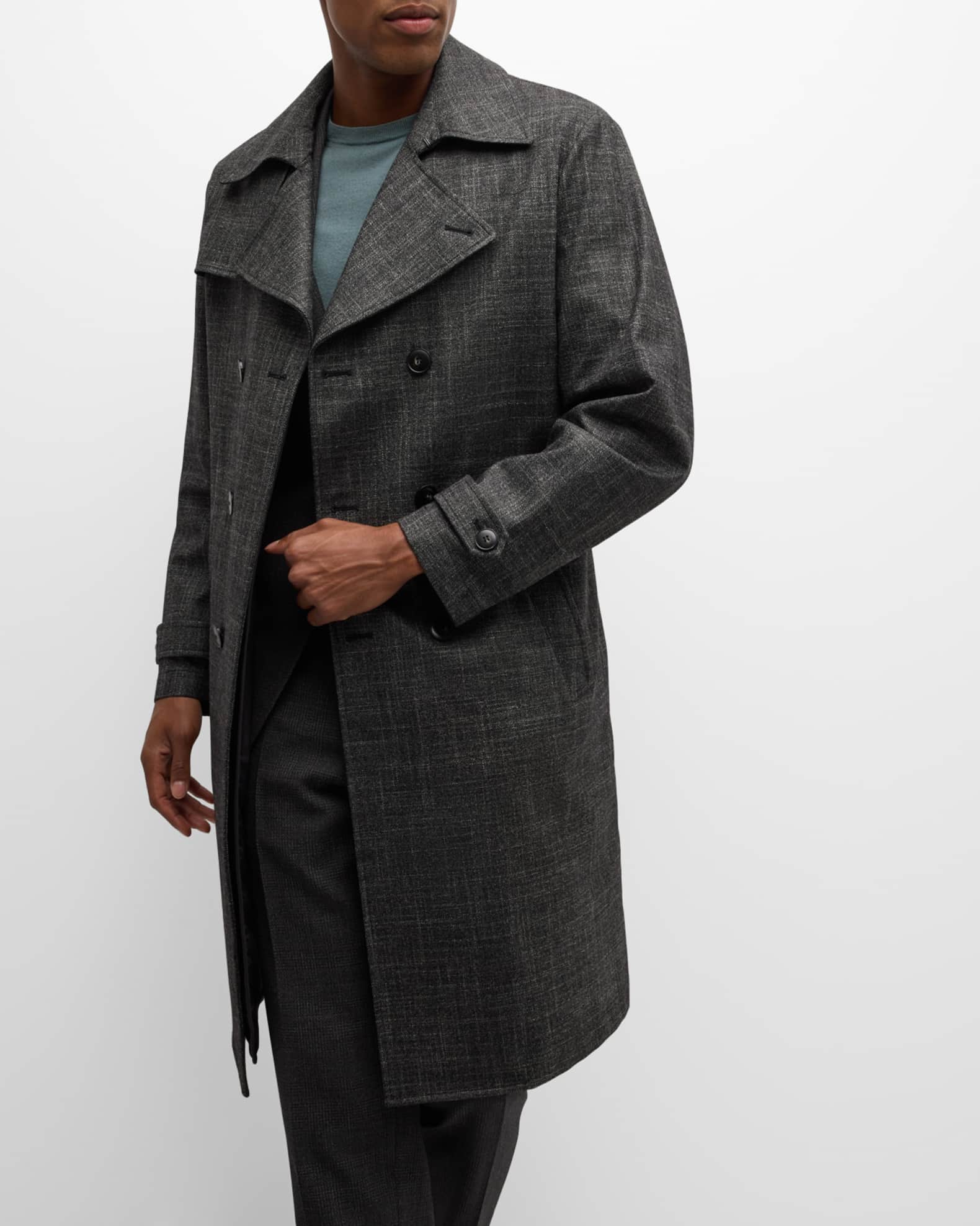 Canali trench coat new arrivals