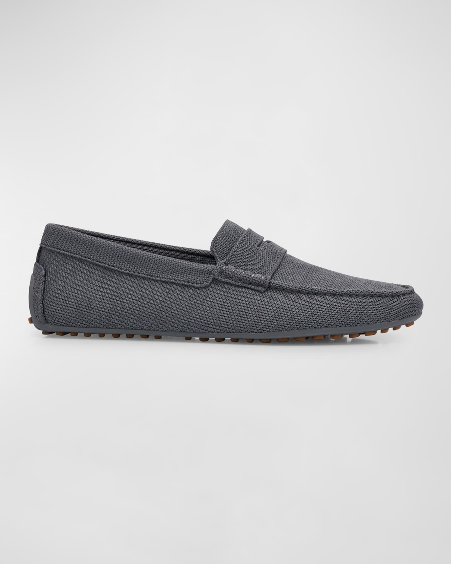 Peter Millar Men s Cruise Knit Driver Penny Loafers Neiman Marcus