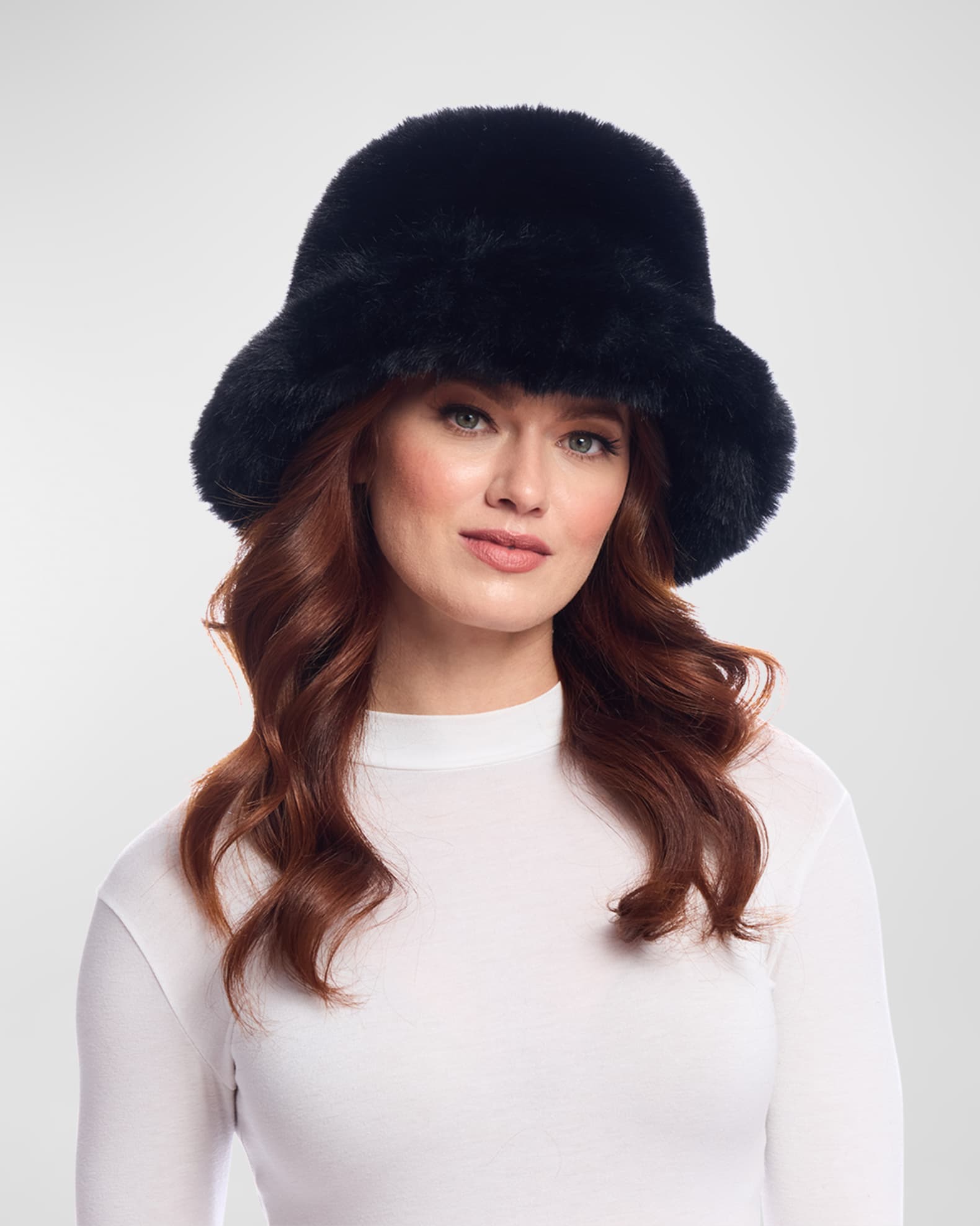 Fur cloche hat cheap