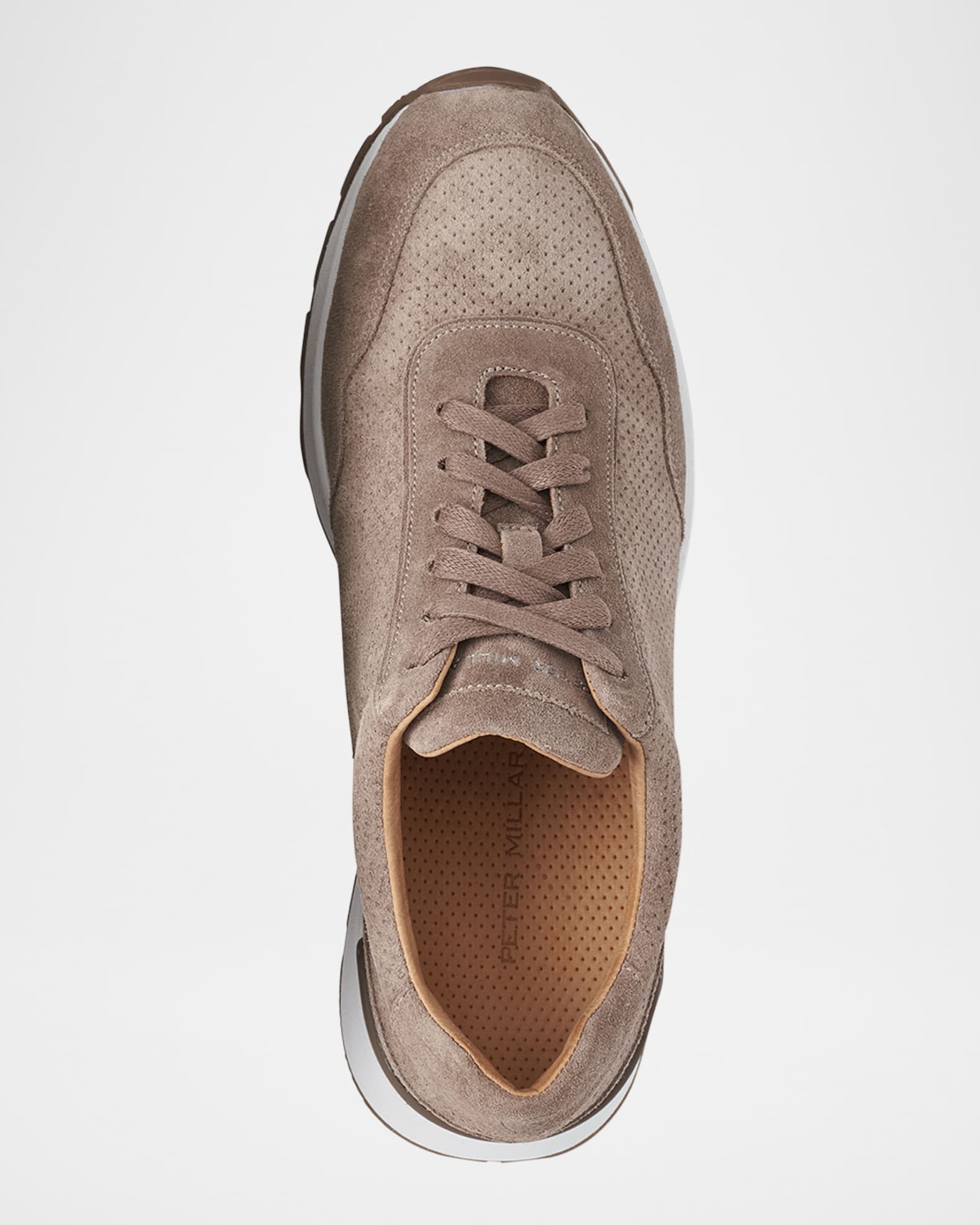 Men's Wayfare Perforated Suede Runner Sneakers 1