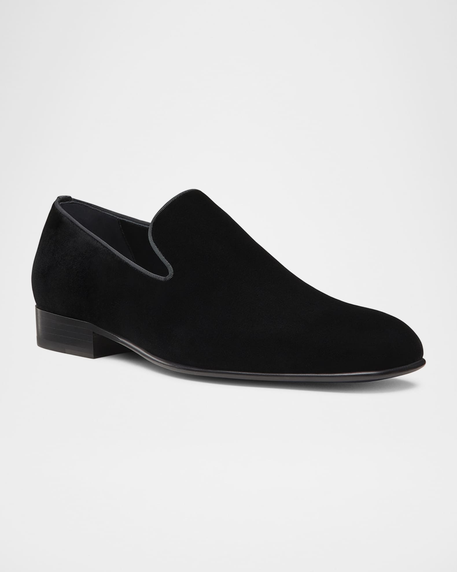 Men's Alfred Velvet Loafers 1