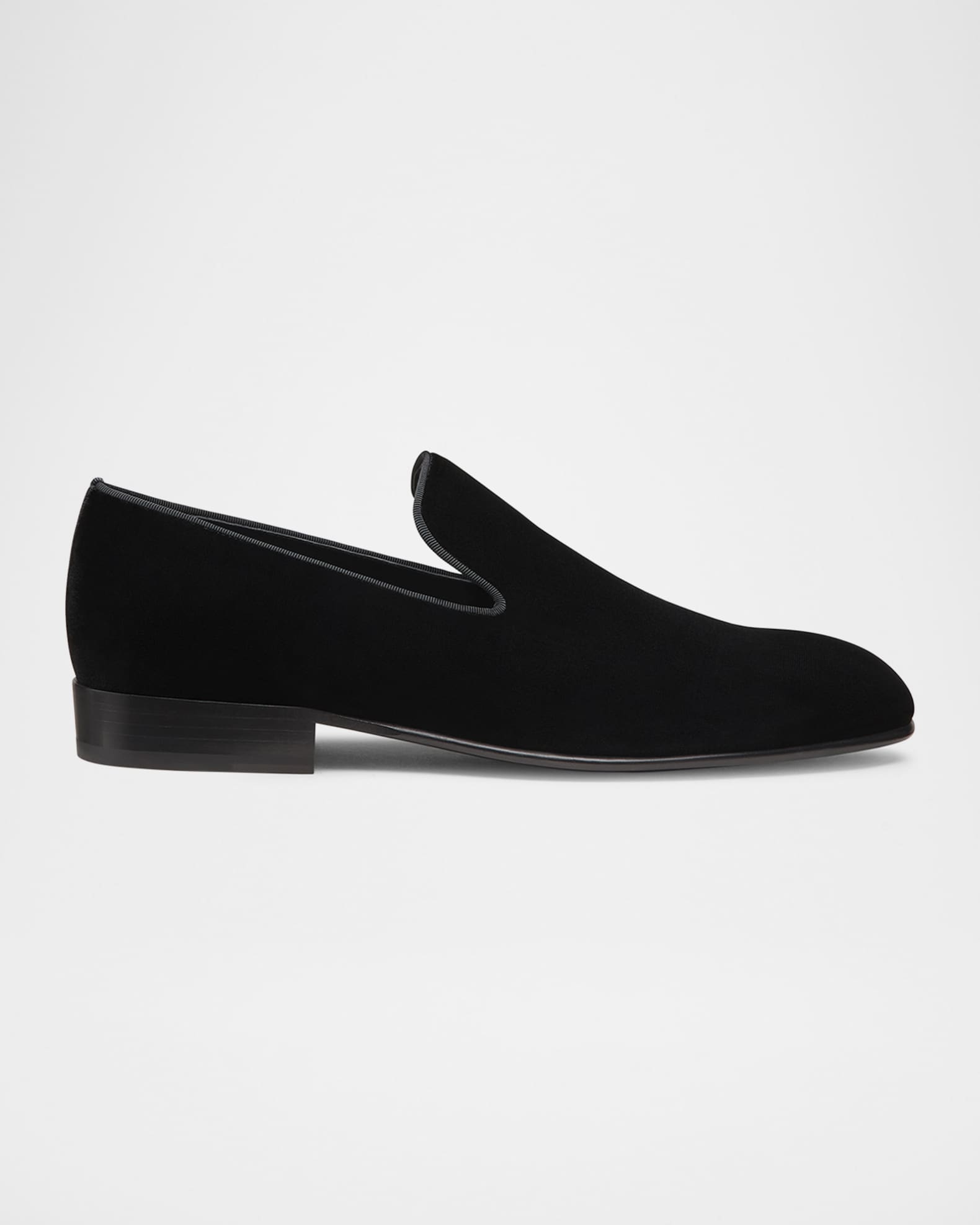 Men's Alfred Velvet Loafers 0