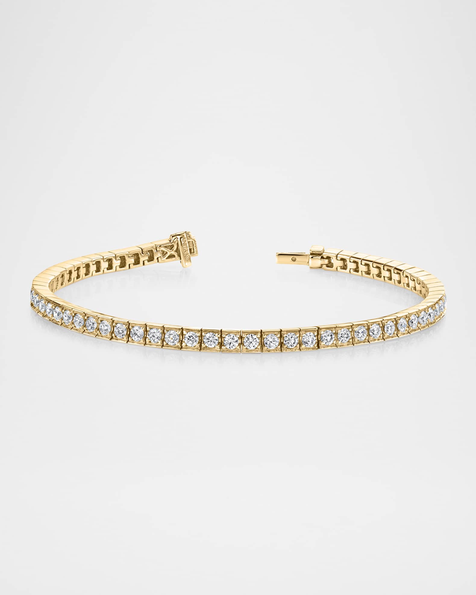 18K Yellow Gold Small Serena Diamond Tennis Bracelet 0