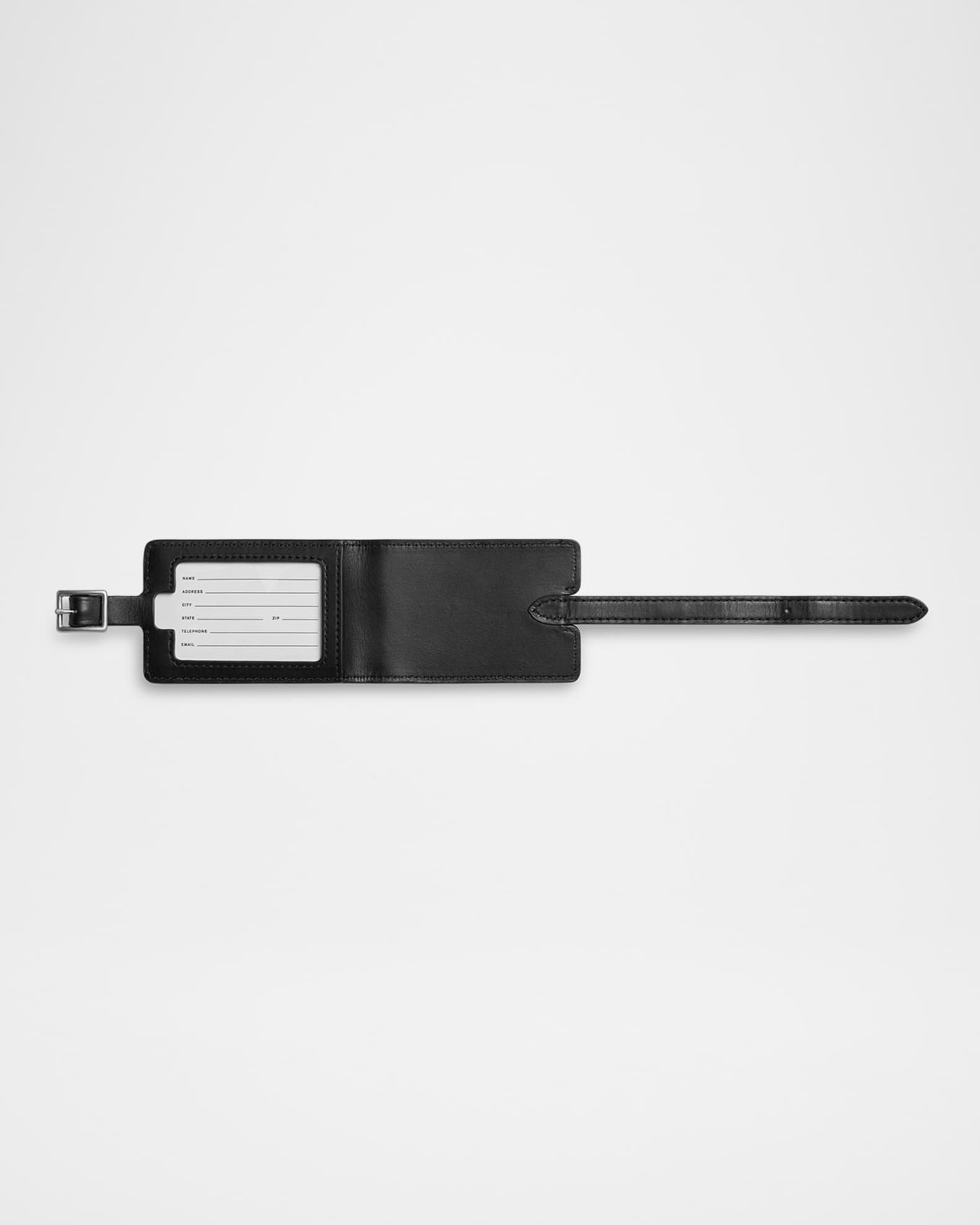 Men's Vachetta Leather Luggage Tag 1