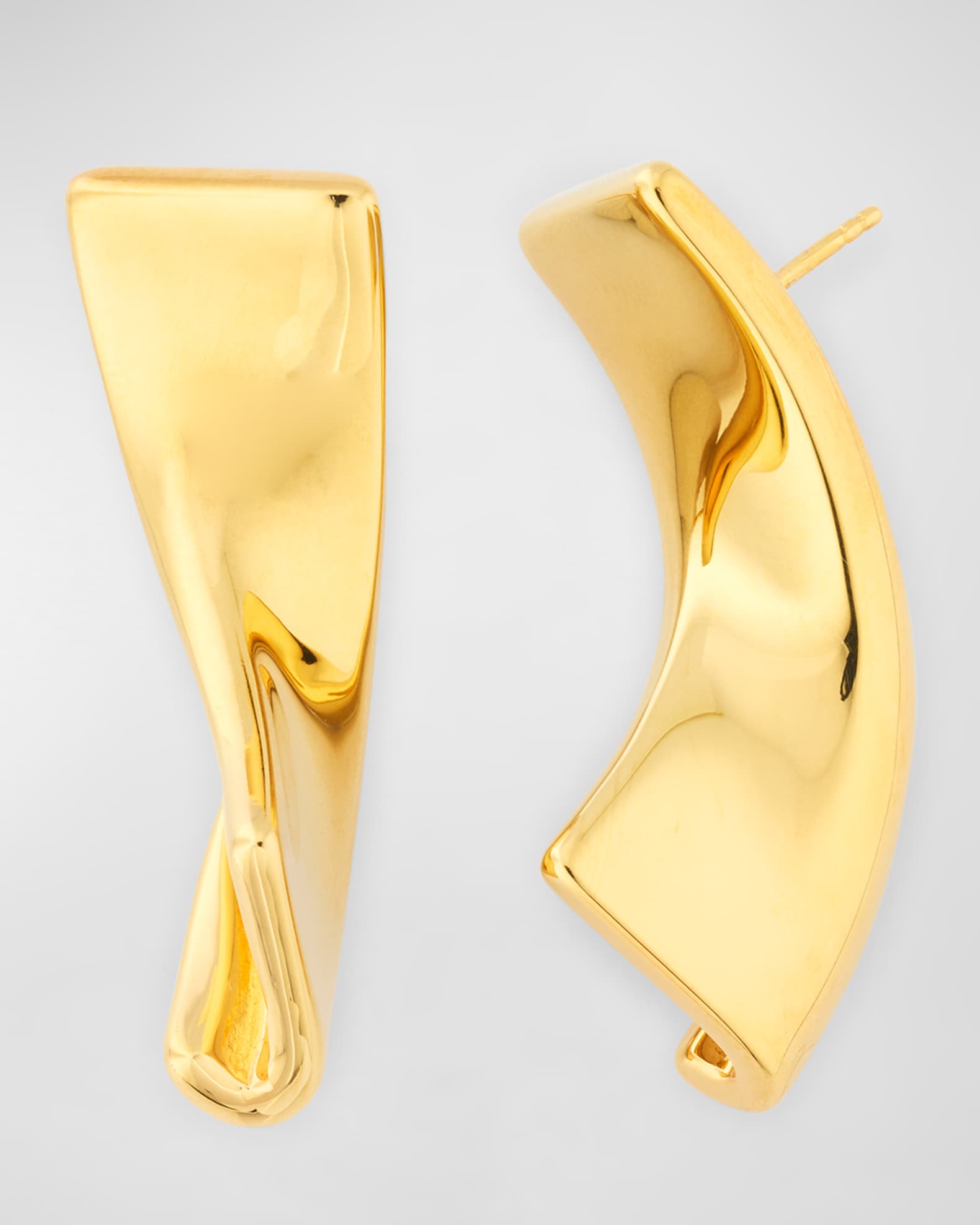 Les Boucles J Earrings, Light Gold 0