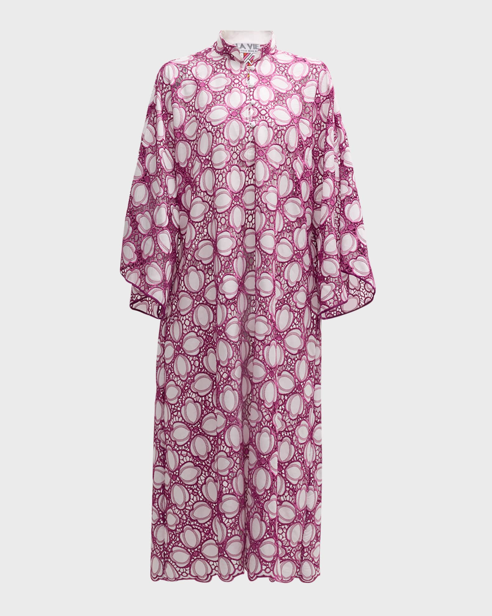 La Vie Style House Floral Linen Everyday Dress Floral Off White One Size Shopbop