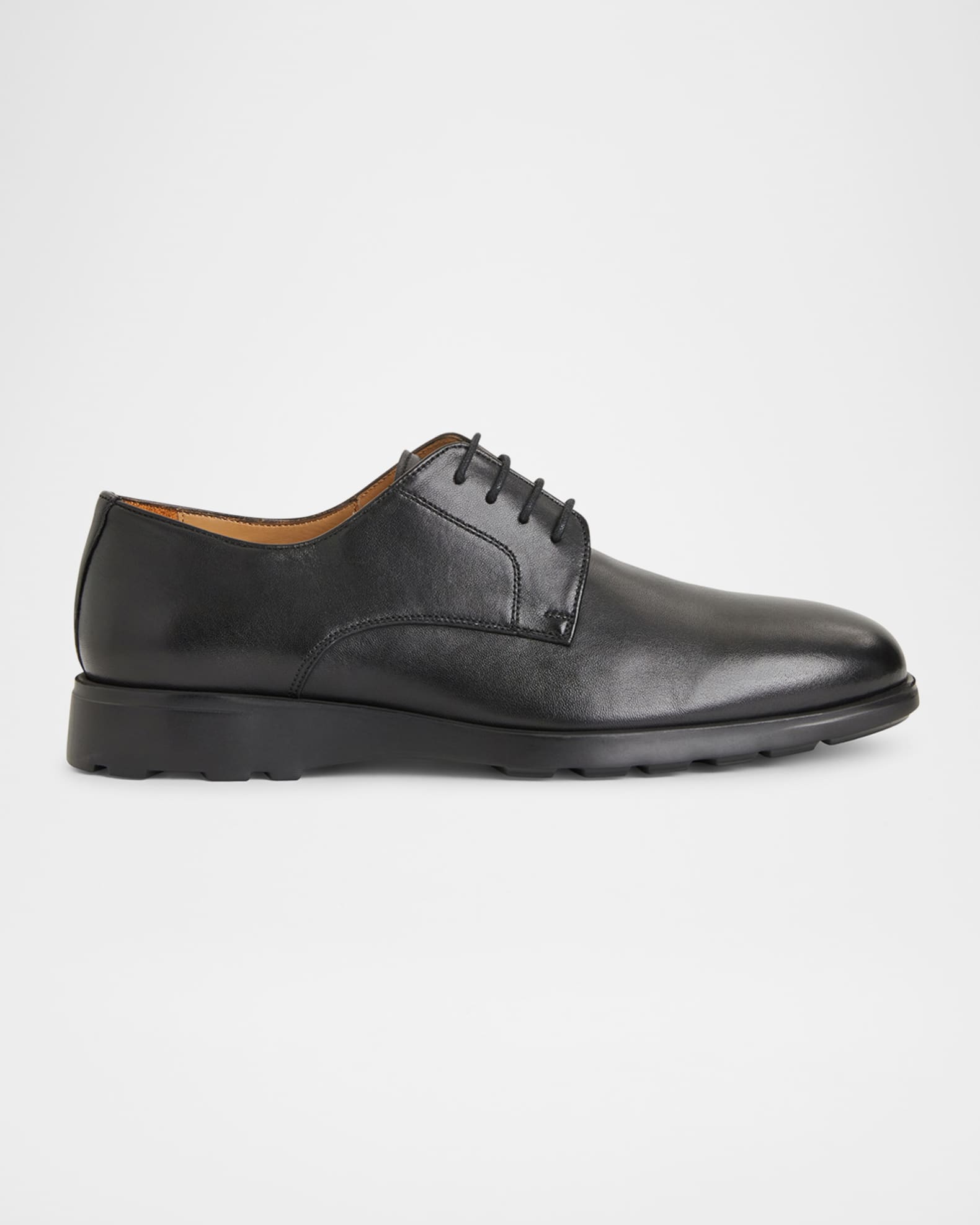 Men's Comodo Leather Derby Shoes 0