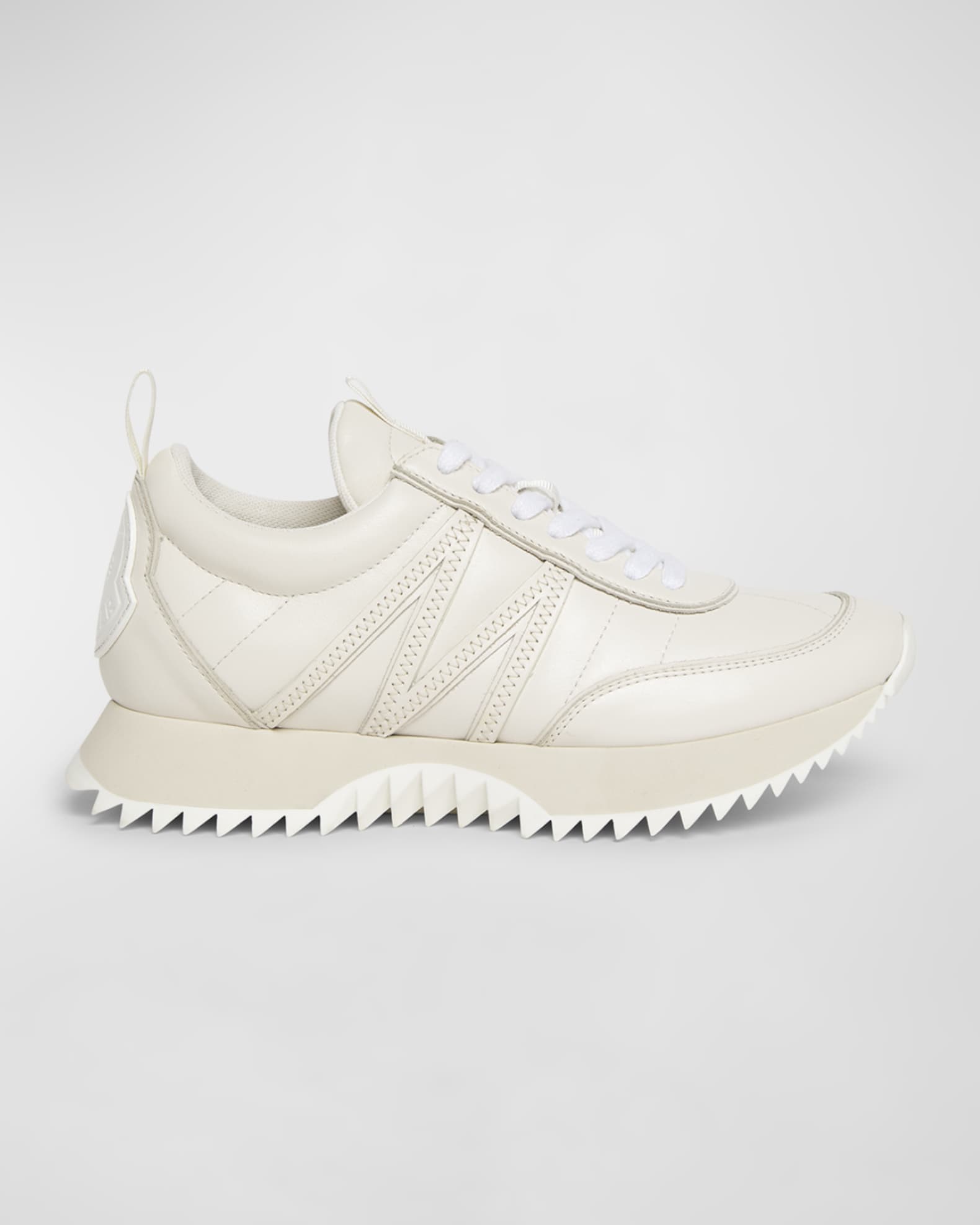 Moncler Pacey Leather Low-Top Sneakers