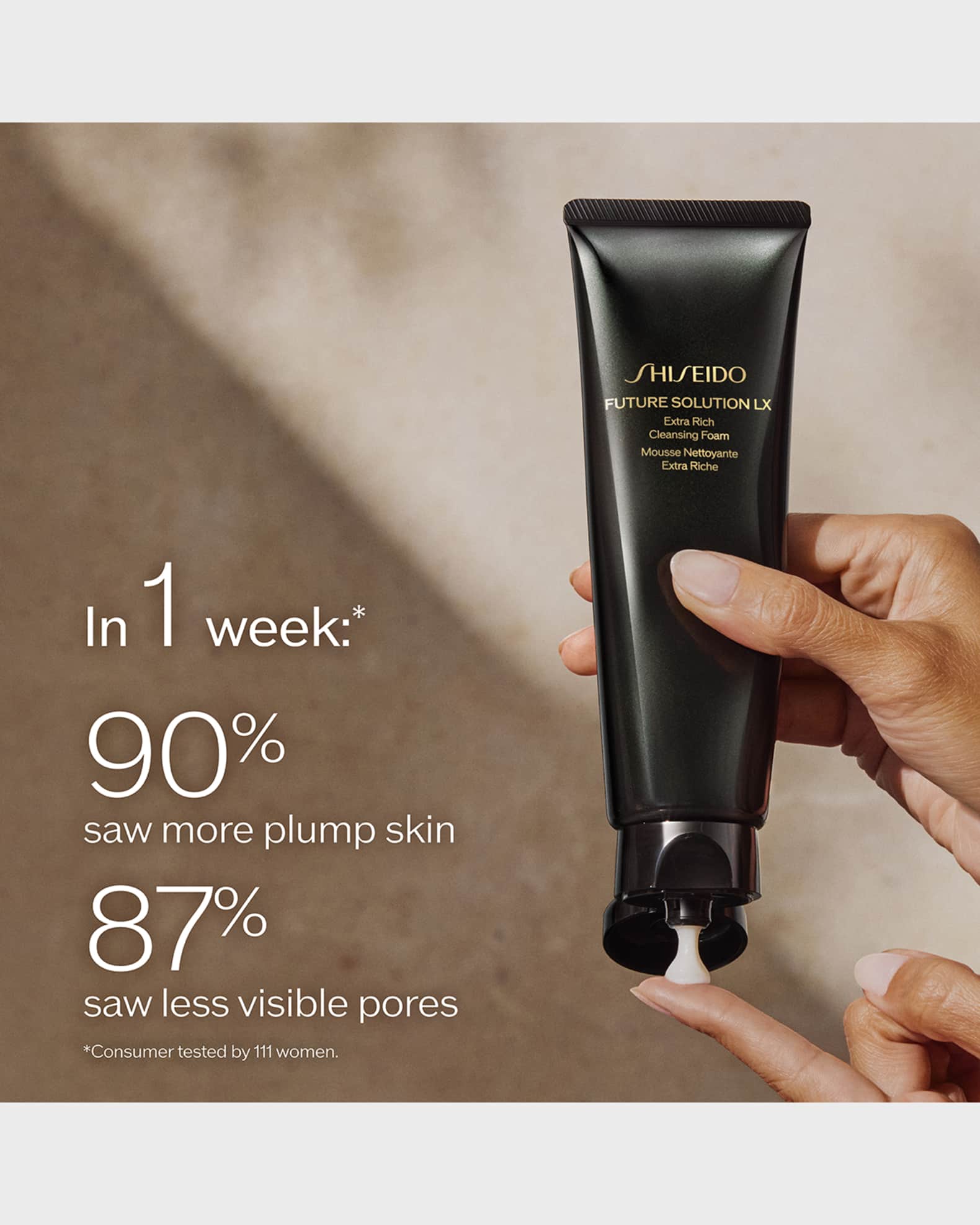 Shiseido Future Solution LX Extra Rich Cleansing Foam, 4.7