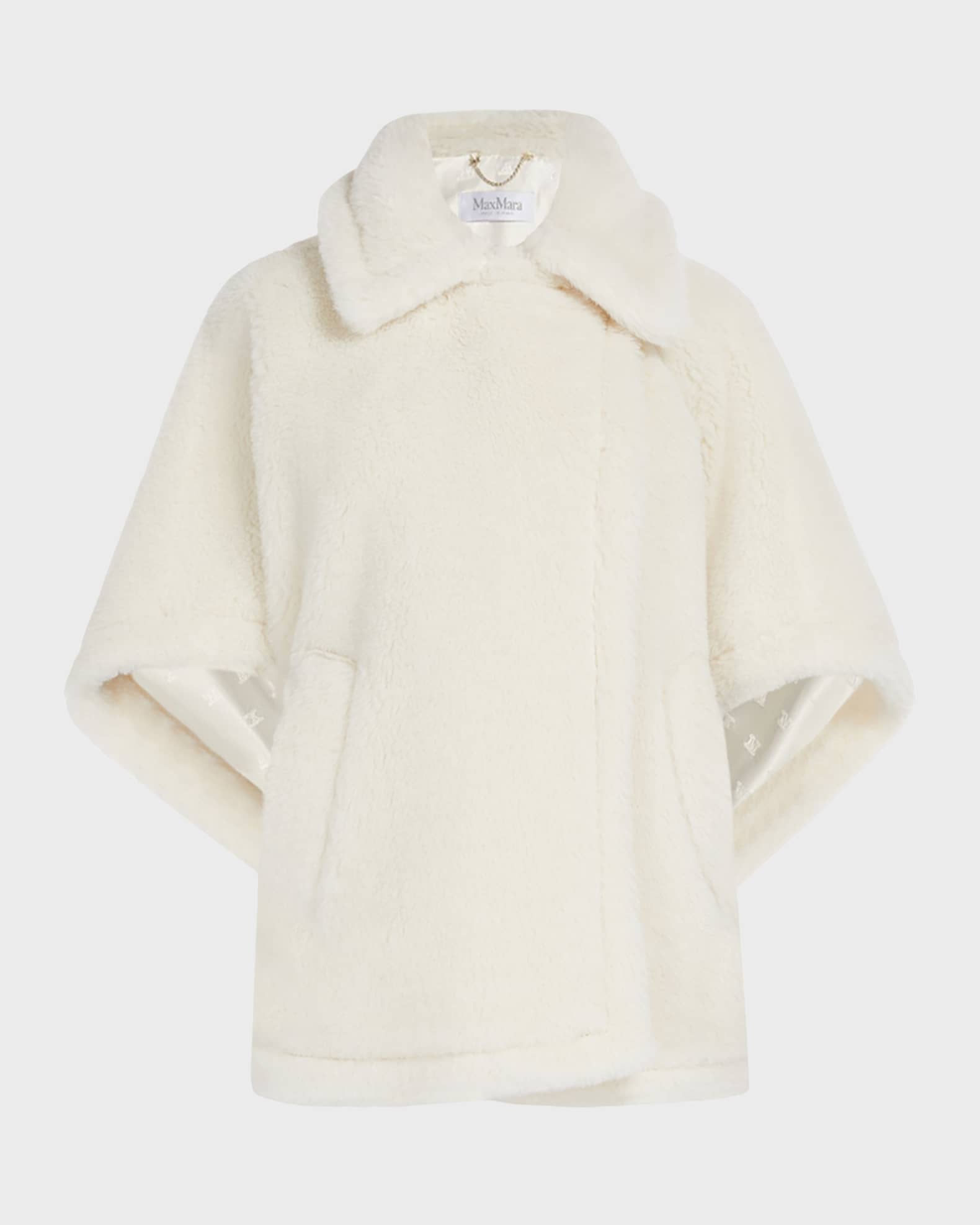 Tebe Alpaca Wool & Silk Cape  1