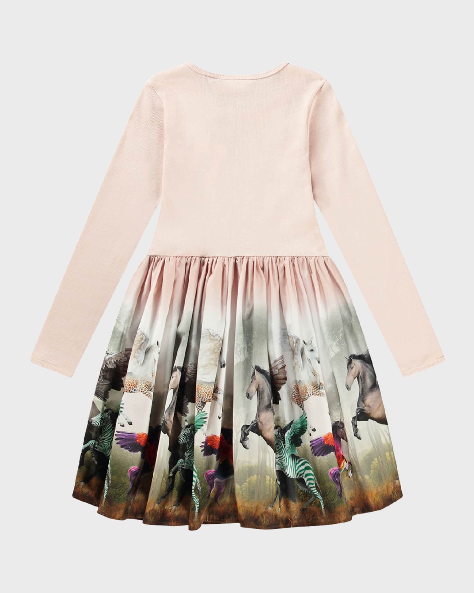 Girl's Casie Combo Graphic Dress 1