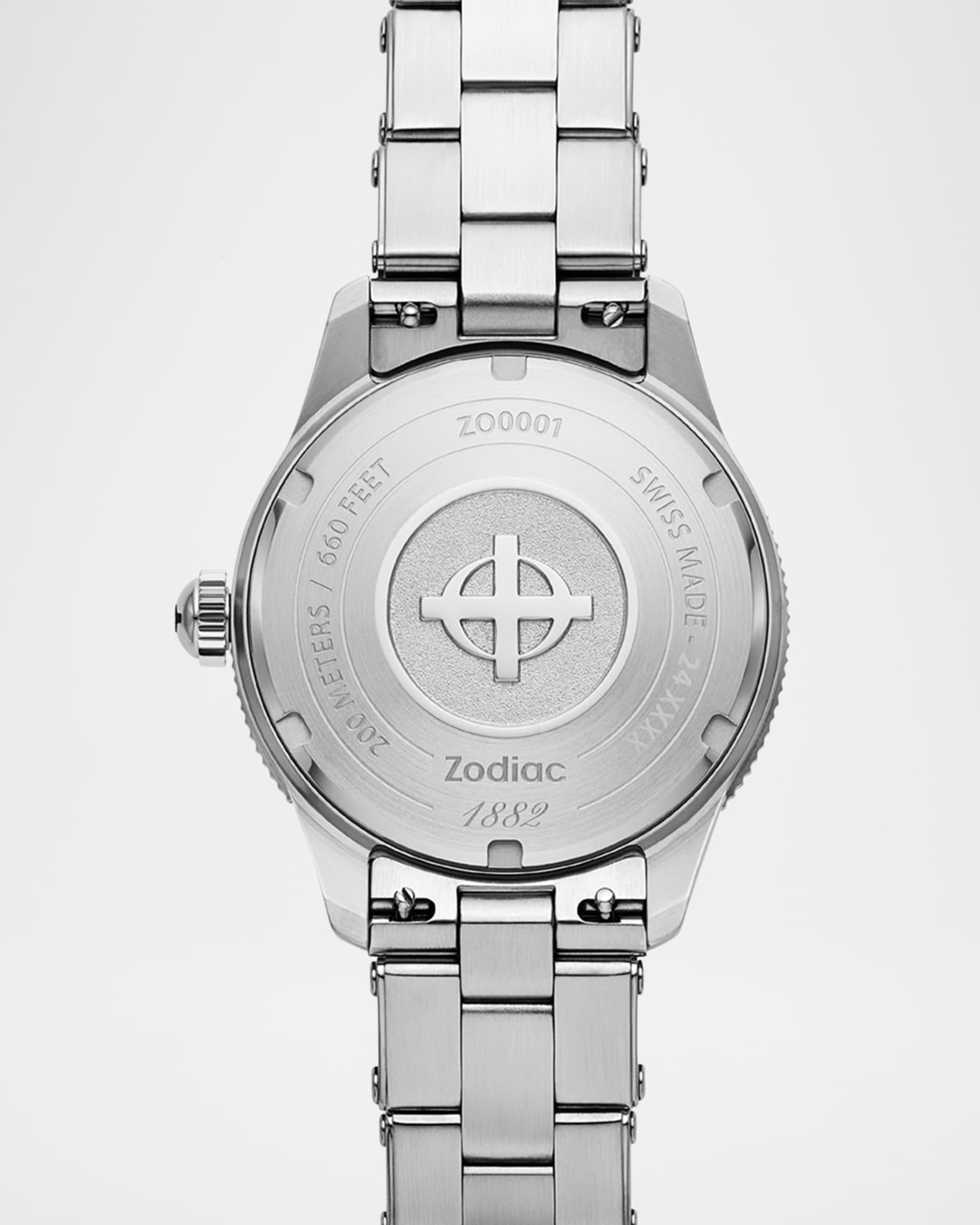 ZODIAC Men's Ref. 691 Manual Wind Stainless Steel Bracelet Watch