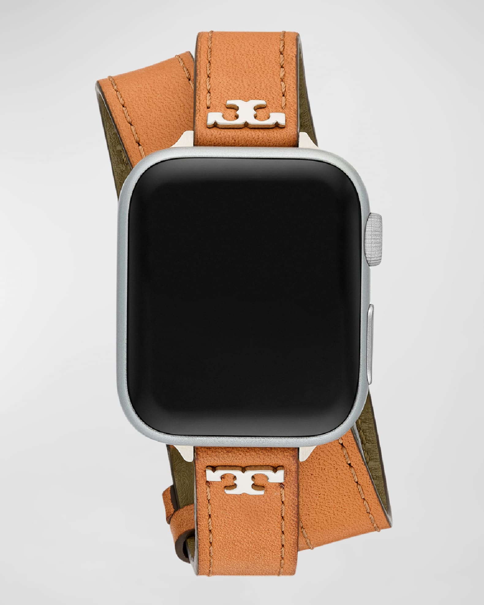 Tory Burch T Double Wrap Band for Apple Watch, 14mm Neiman Marcus