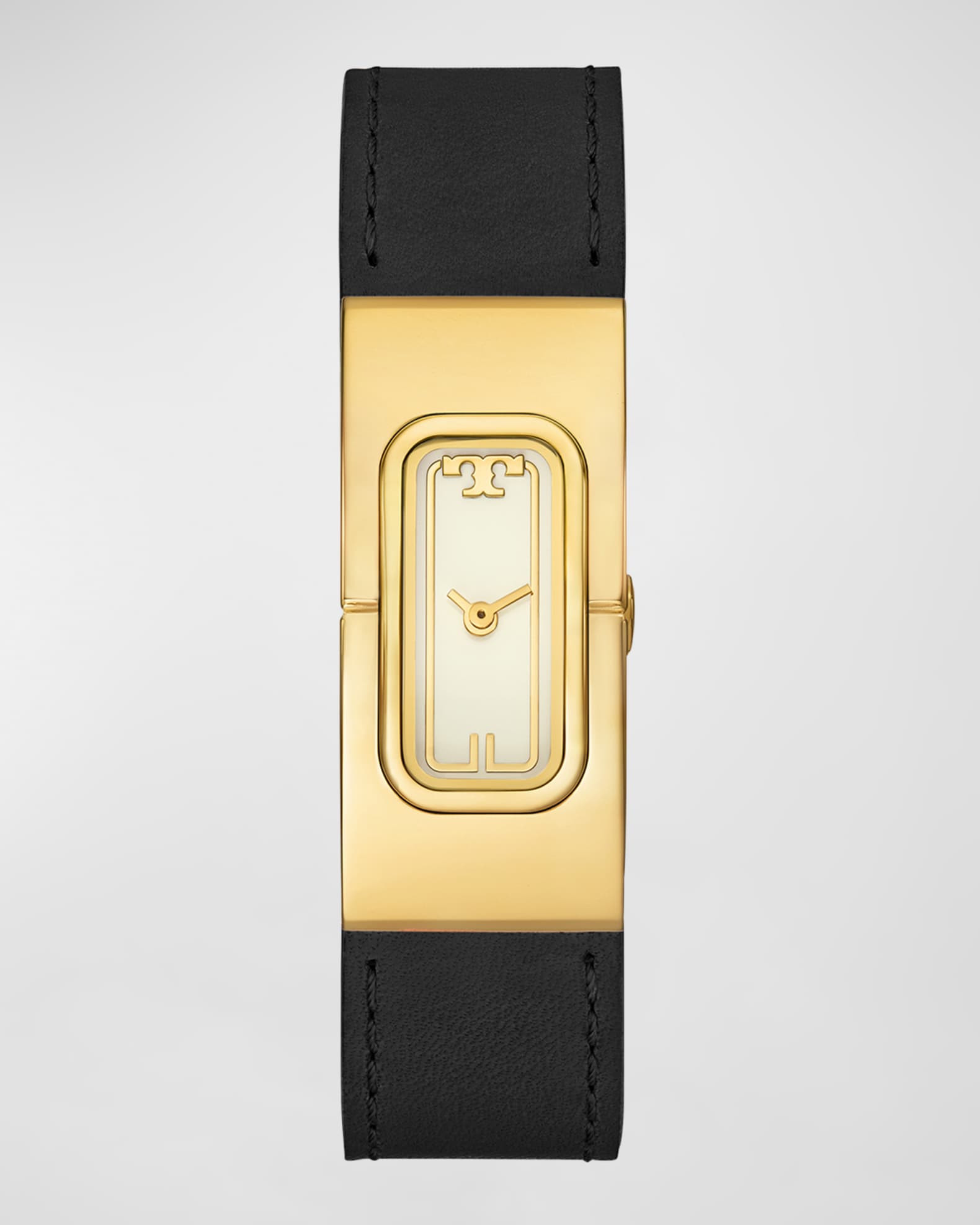Tory Burch T Watch with Reversible Leather and Gold Tone