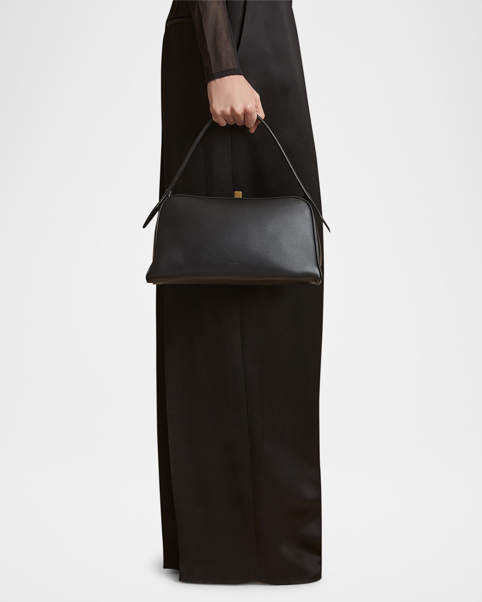 Cate Calfskin Leather Top-Handle Bag 1