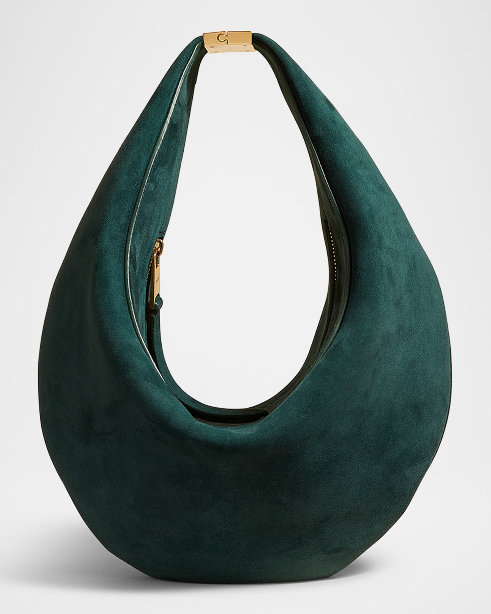 Olivia Small Suede Shoulder Bag 0