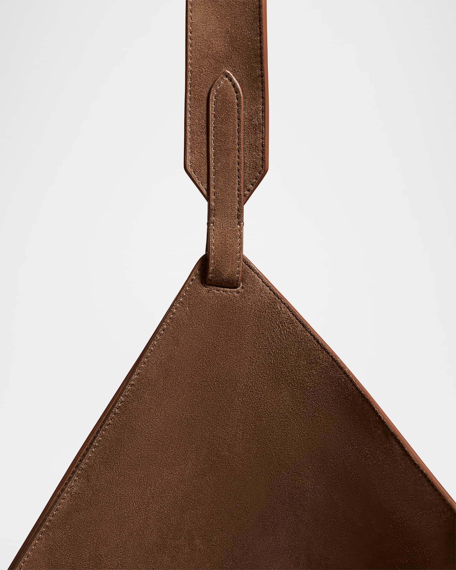 Khaite Lotus Medium Calfskin Suede Tote Bag | Neiman Marcus
