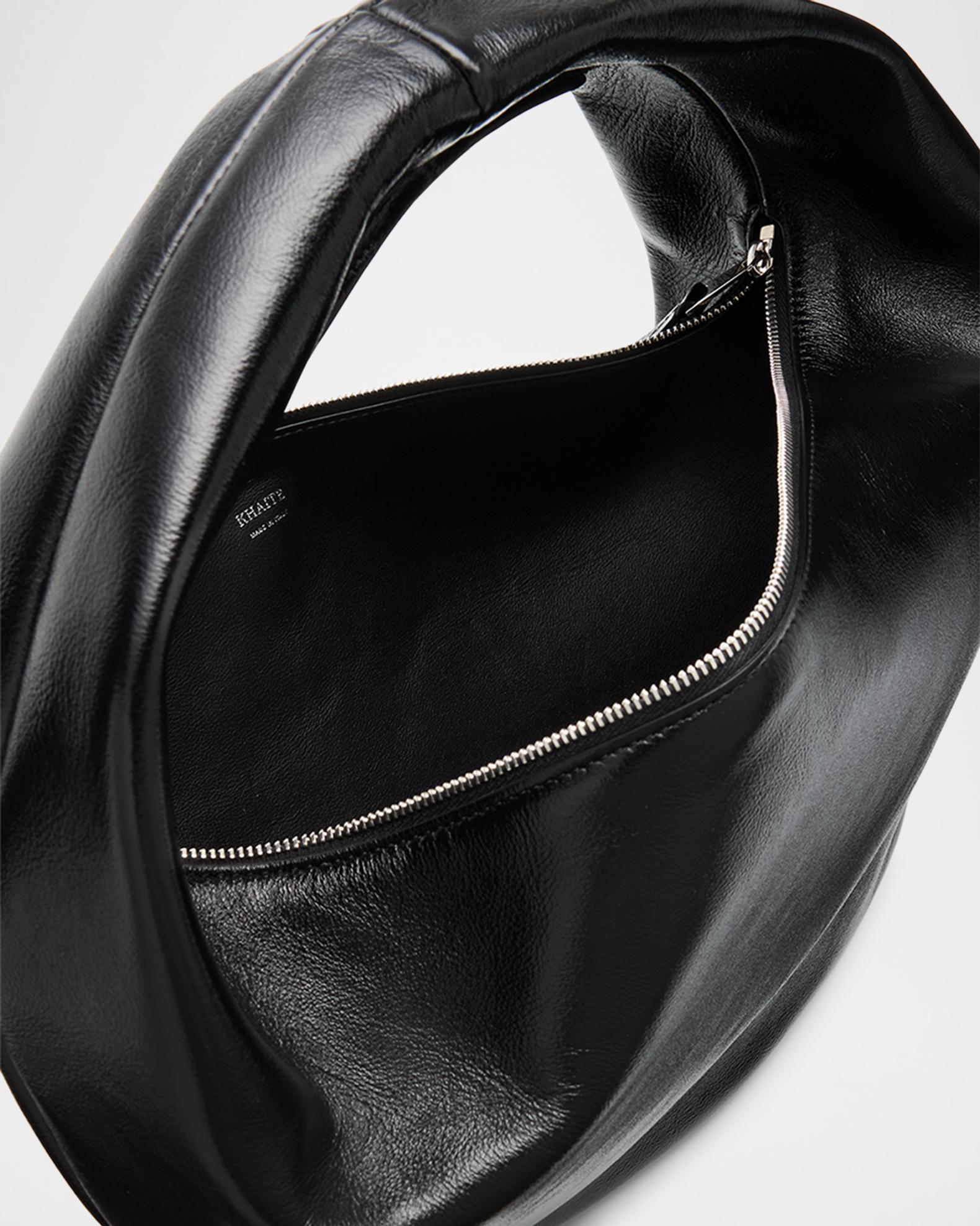 Khaite Olivia Medium Crackle Patent Hobo Bag | Neiman Marcus