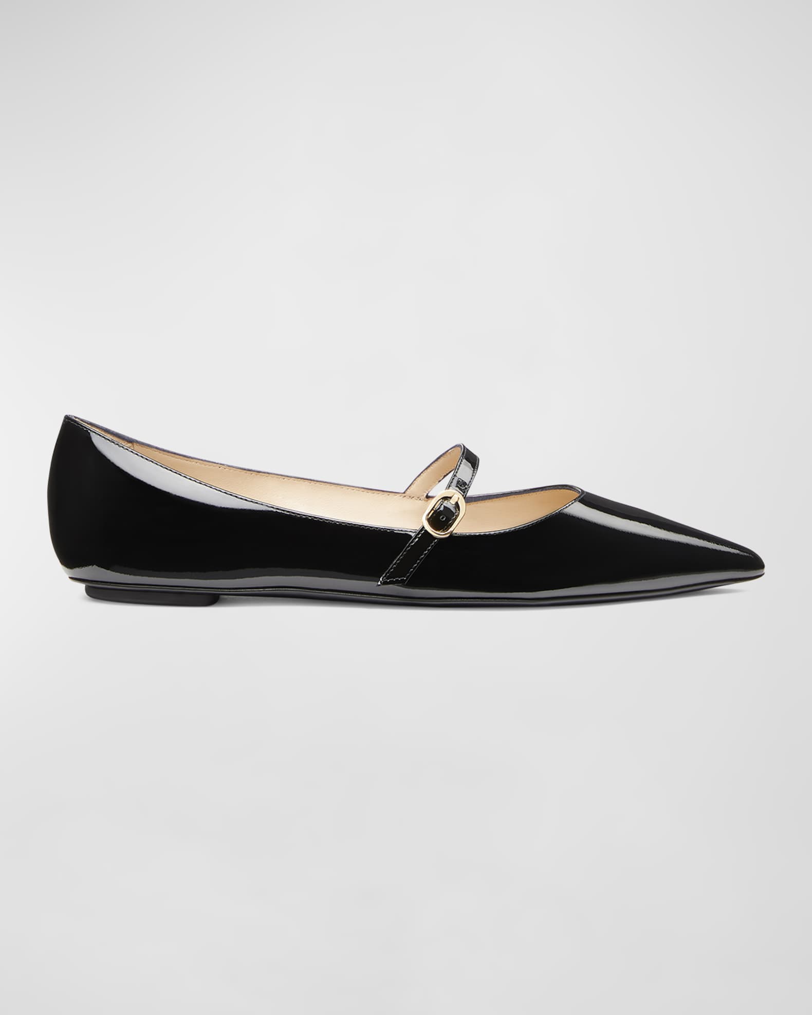Emilia Patent Mary Jane Ballerina Flats 0