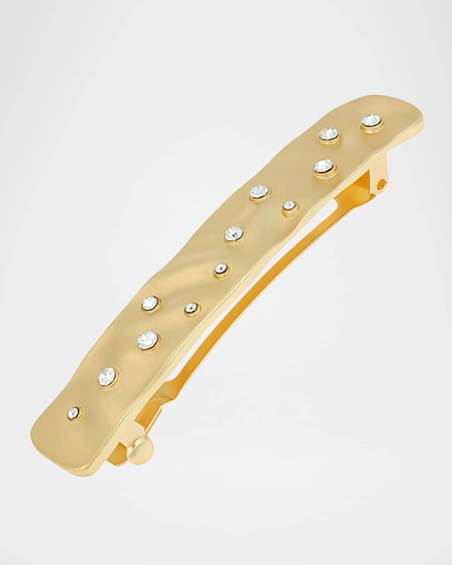 Dakota Embellished Metal Barrette 0