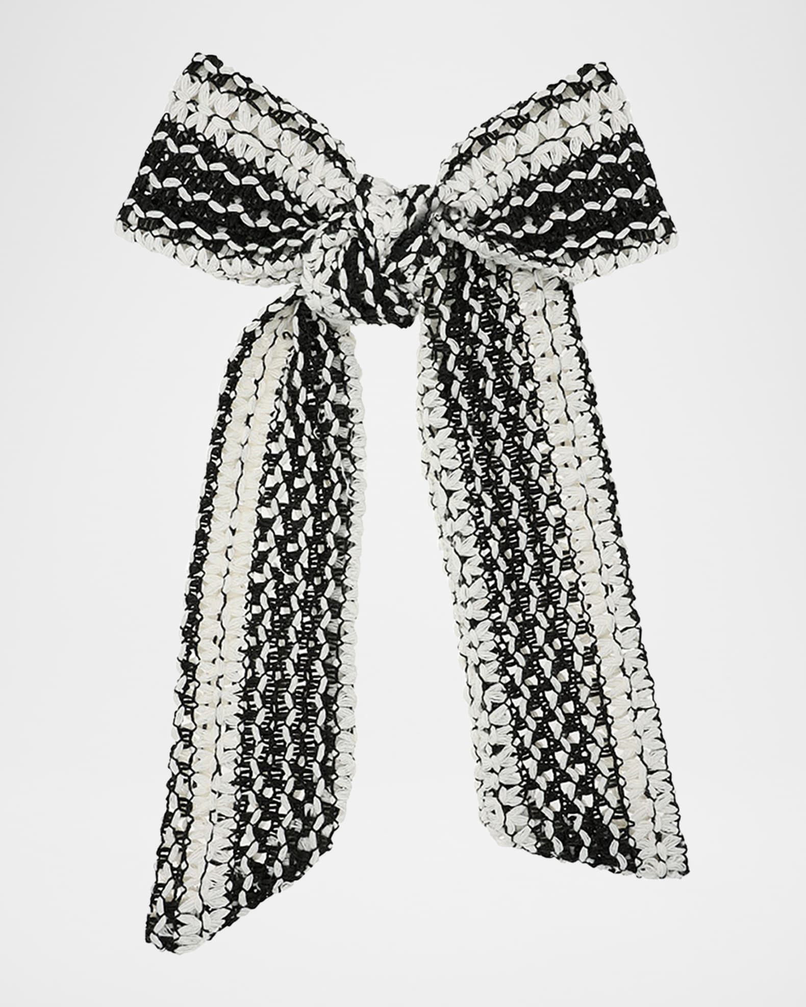 Liz Textured Bow Barrette 0