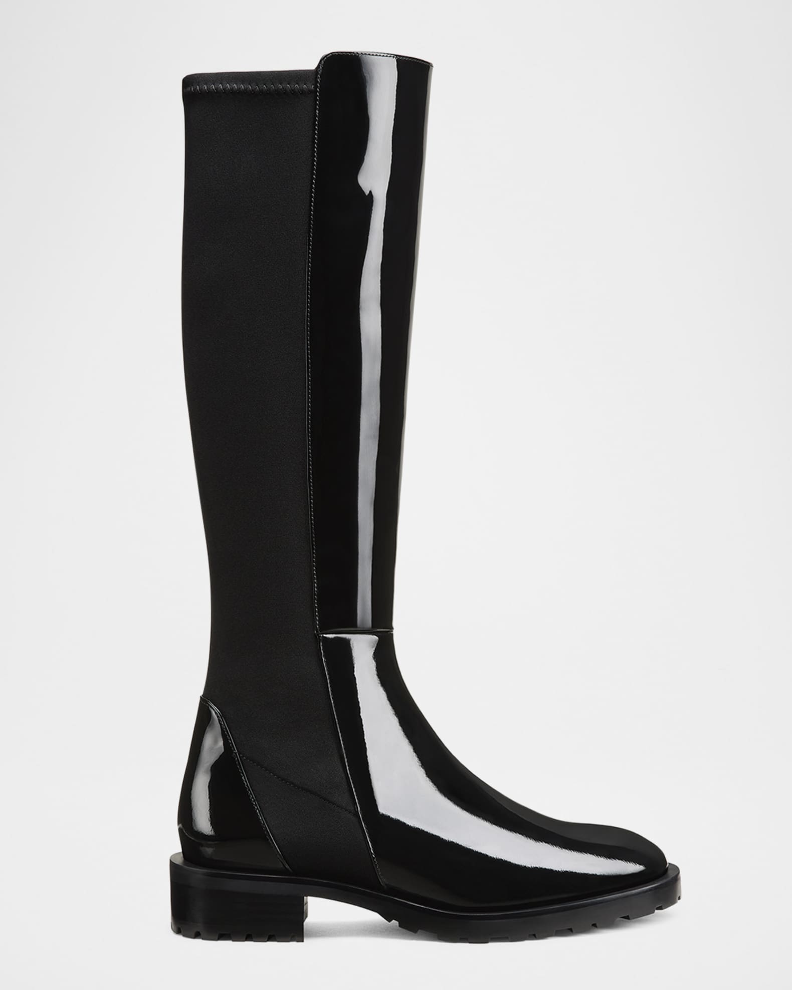 5050 Patent Stretch Knee Boots 0