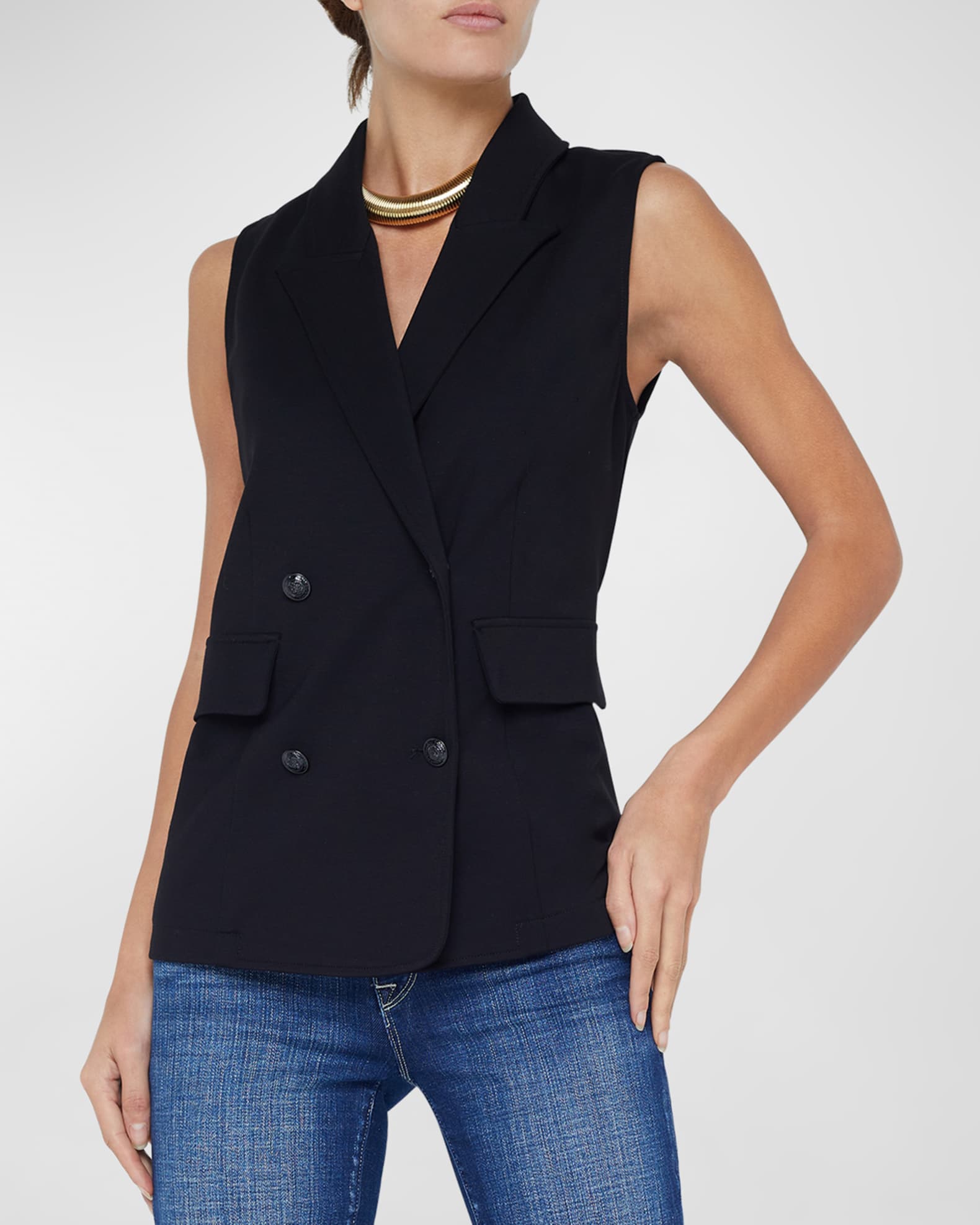 Aldora Double-Breasted Vest  1