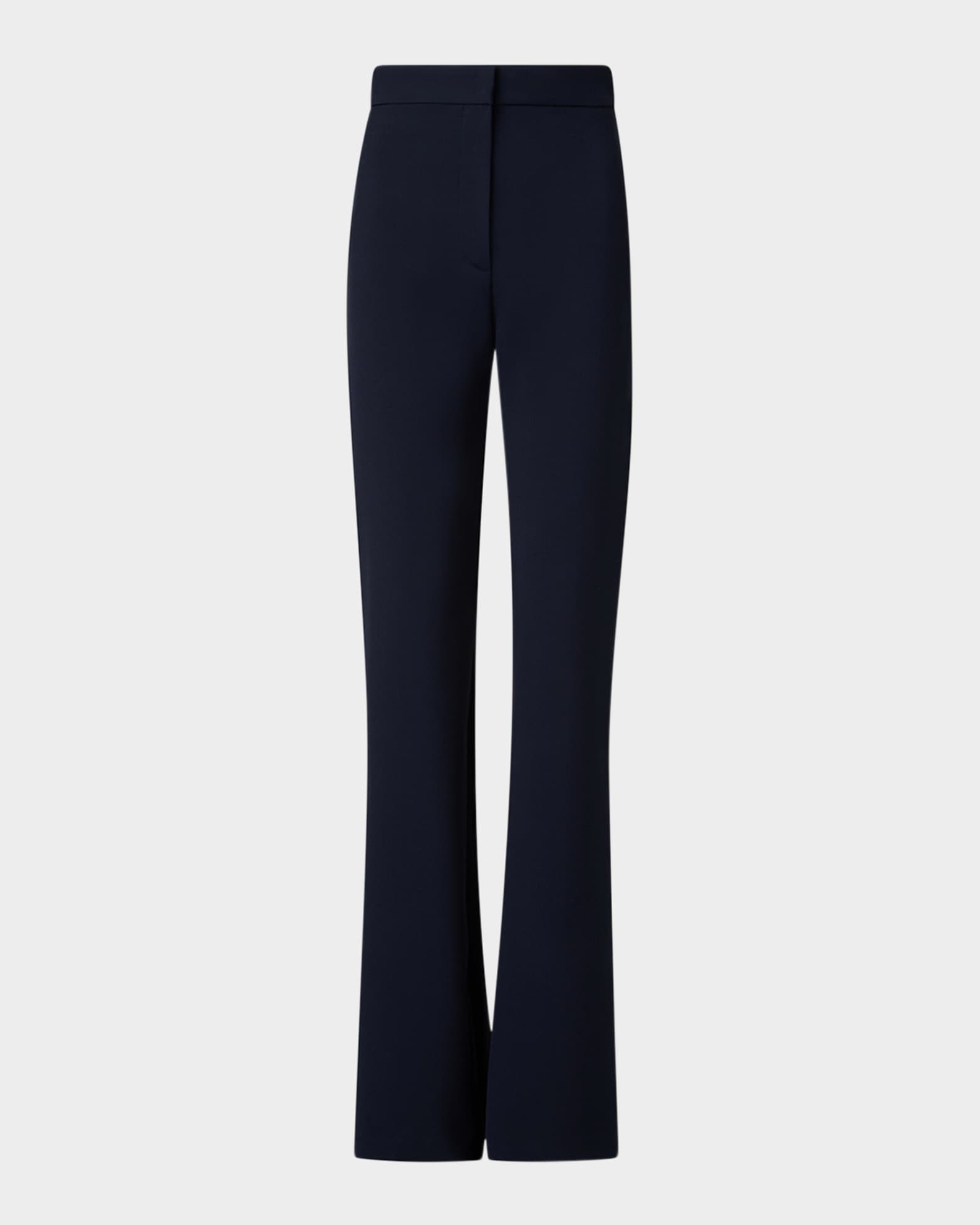 Courtney Bootcut Pebble Crepe Pants 0