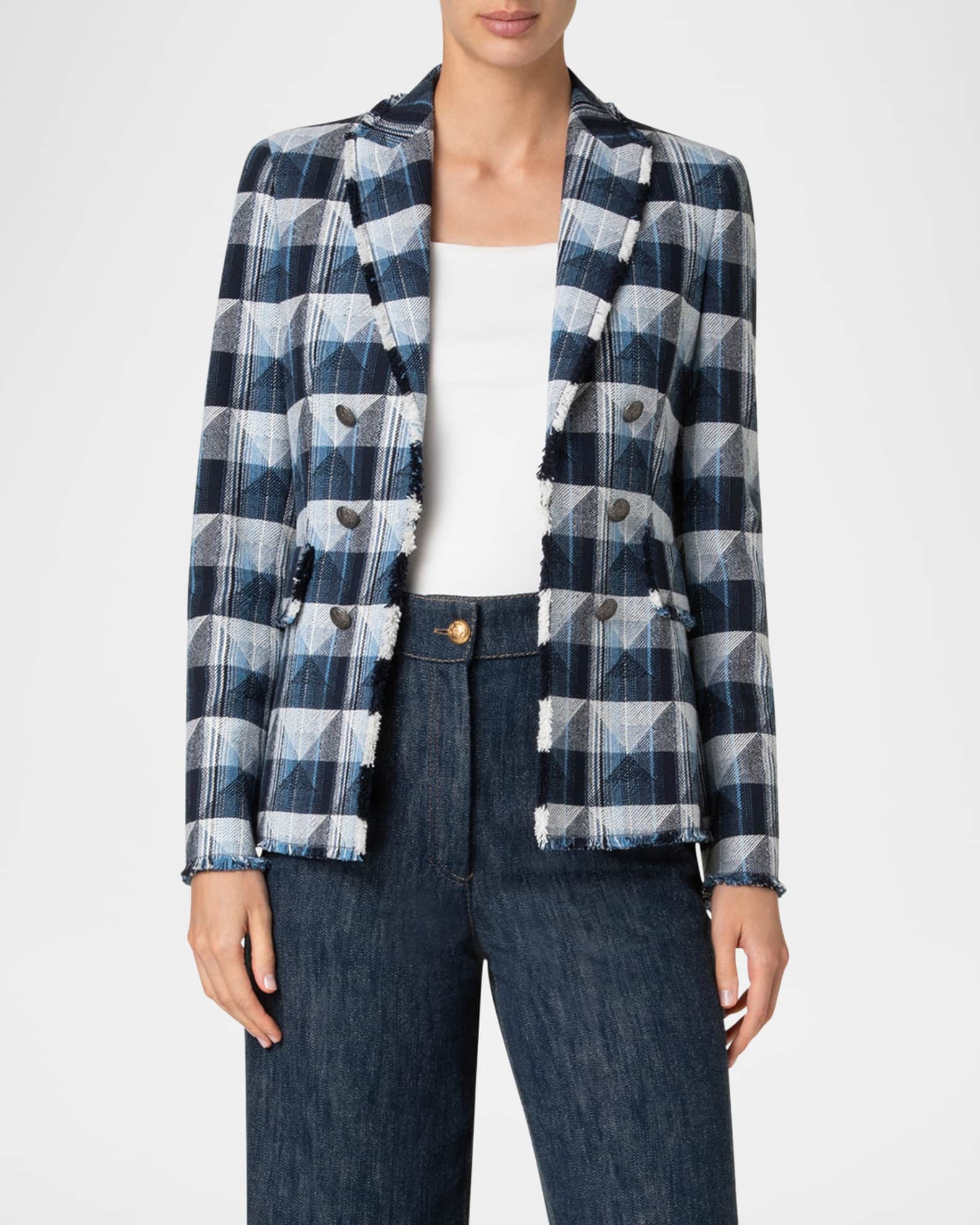 AKRISジャケット Sheer Safari Jacket in Open Weave Structure – Akris Inc.