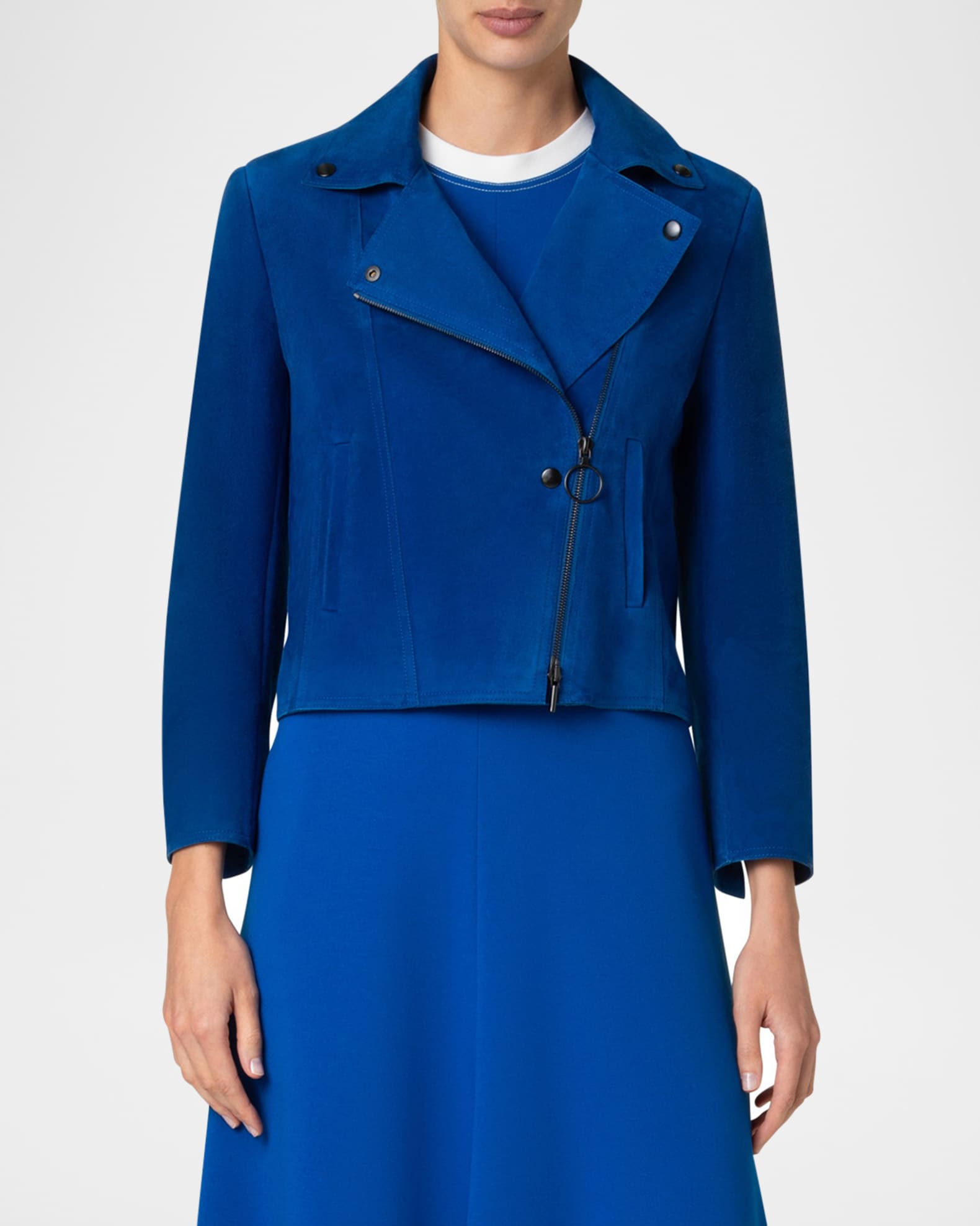 アクリス　AKRIS punto レディースジャケット Akris Punto - Neon Pink Two-Button Jacket | Mitchell Stores